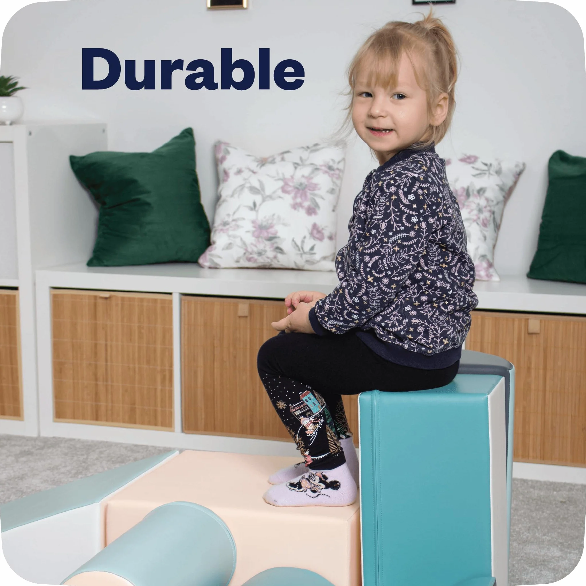 IGLU Soft Play 7 szt miękkie klocki, gigantyczne klocki piankowe, antypoślizgowe