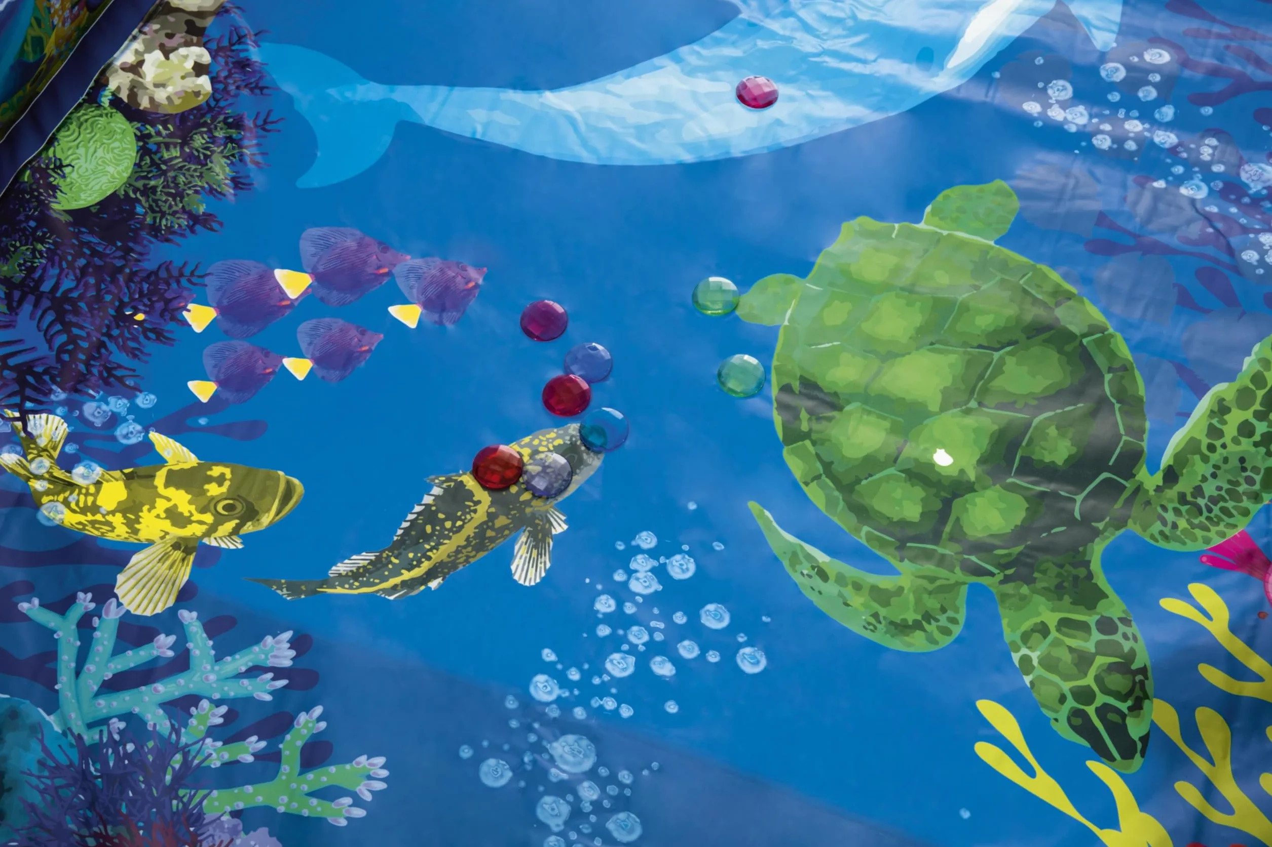 Bestway® 8'7" x 69" x 20"/2.62m x 1.75m x 51cm 3D Undersea Adventure Pool