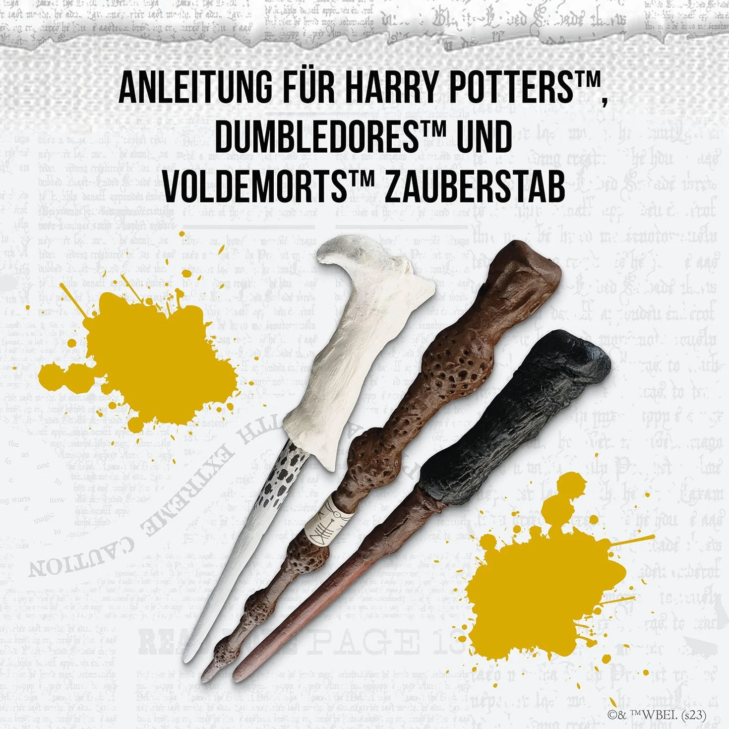 Harry Potter - Zauberstäbe: Bastel-Set