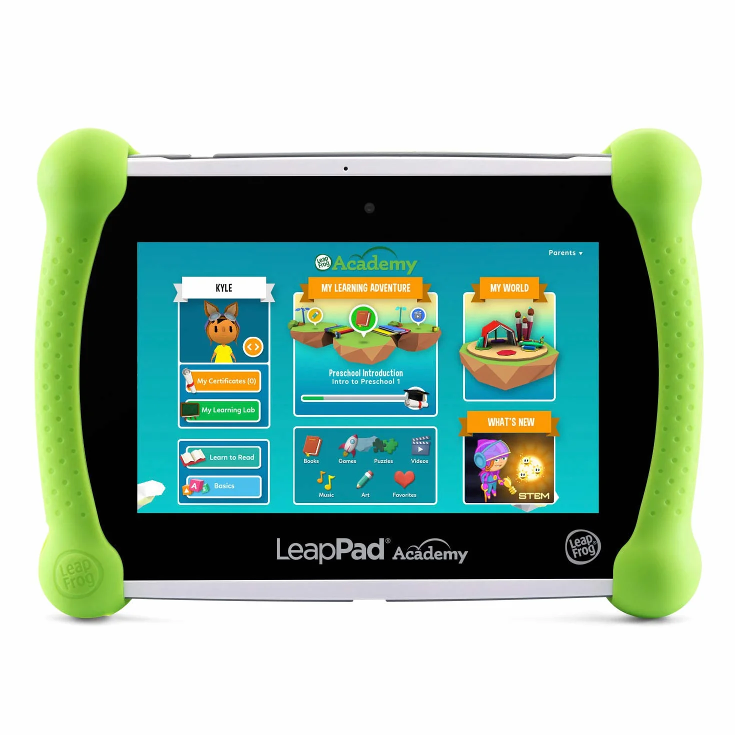 LeapFrog LeapPad Academy Kids’ Learning Tablet, Green