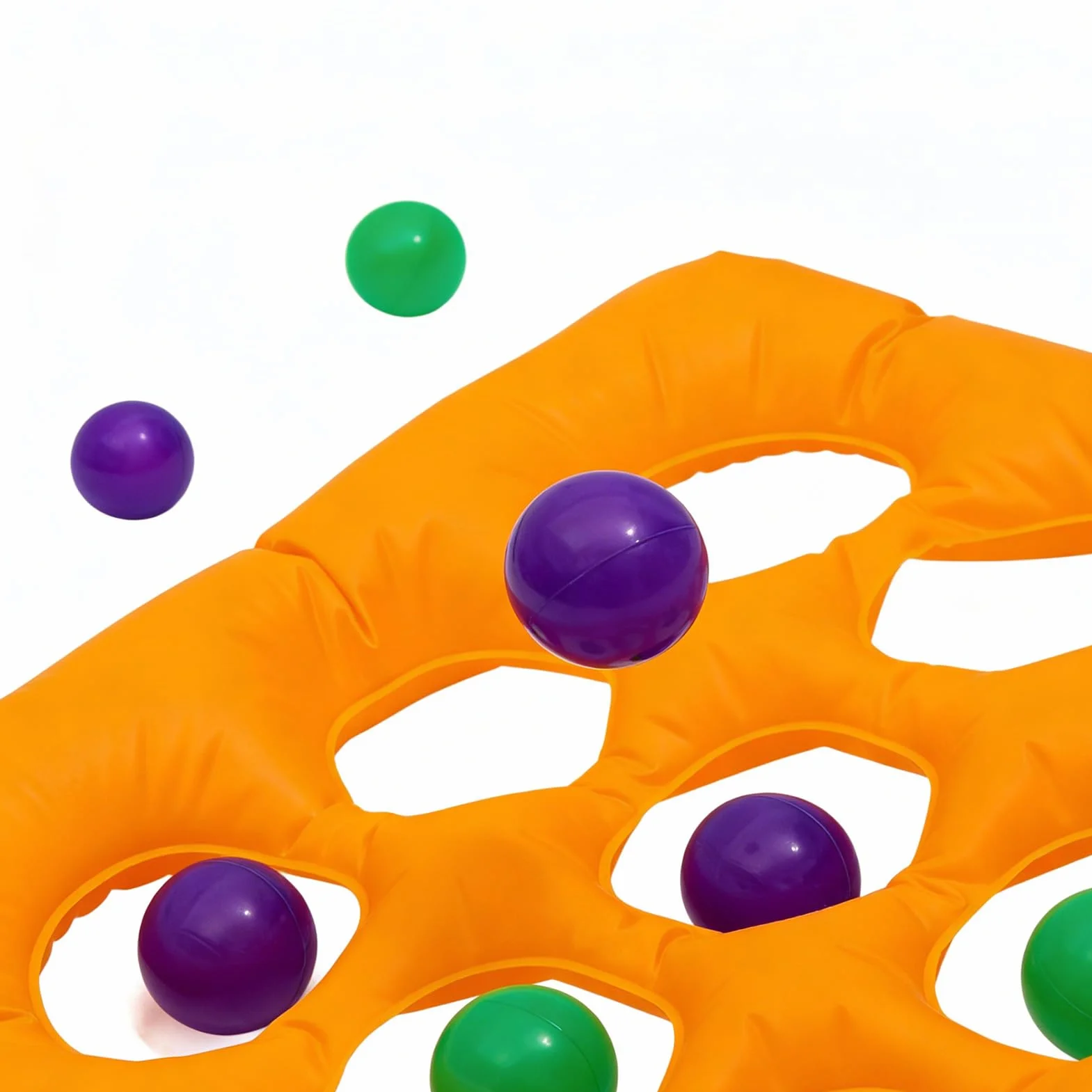 Nadmuchiwane gry w basenie - Ball Play Floats, kolorowe pływające zabawki z odpornymi komorami powietrznymi i łatwą konstrukcją dla rodziny, przyjaciół, nastolatków w domu, na podróż i na podwórku