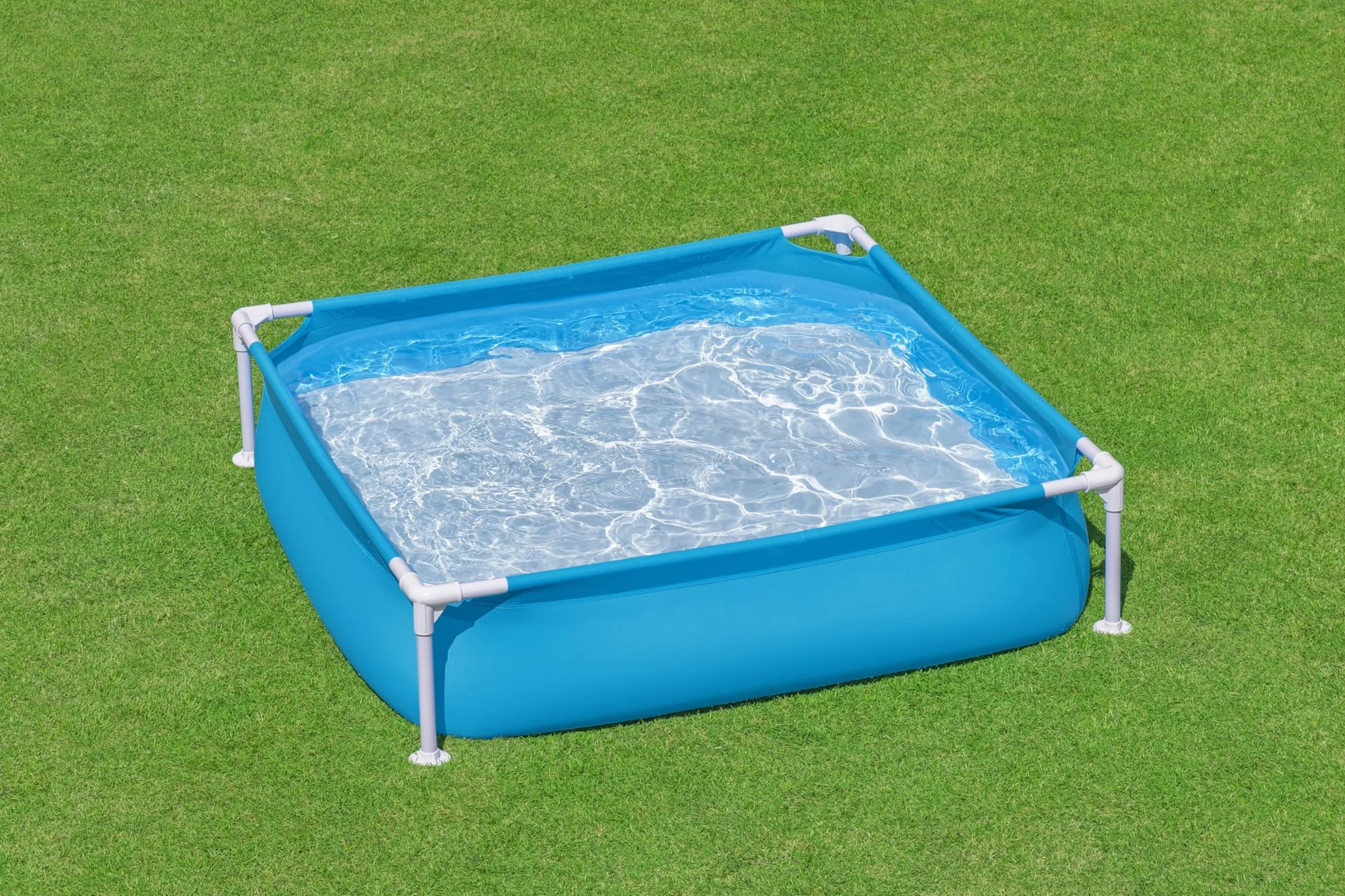 BESTWAY - Basen rurowy - Zabawa na świeżym powietrzu - 56217 - Losowy model - Mój pierwszy basen ramowy - Plastik - 122 cm x 122 cm - Dziecko - Basenik - Od 2 lat