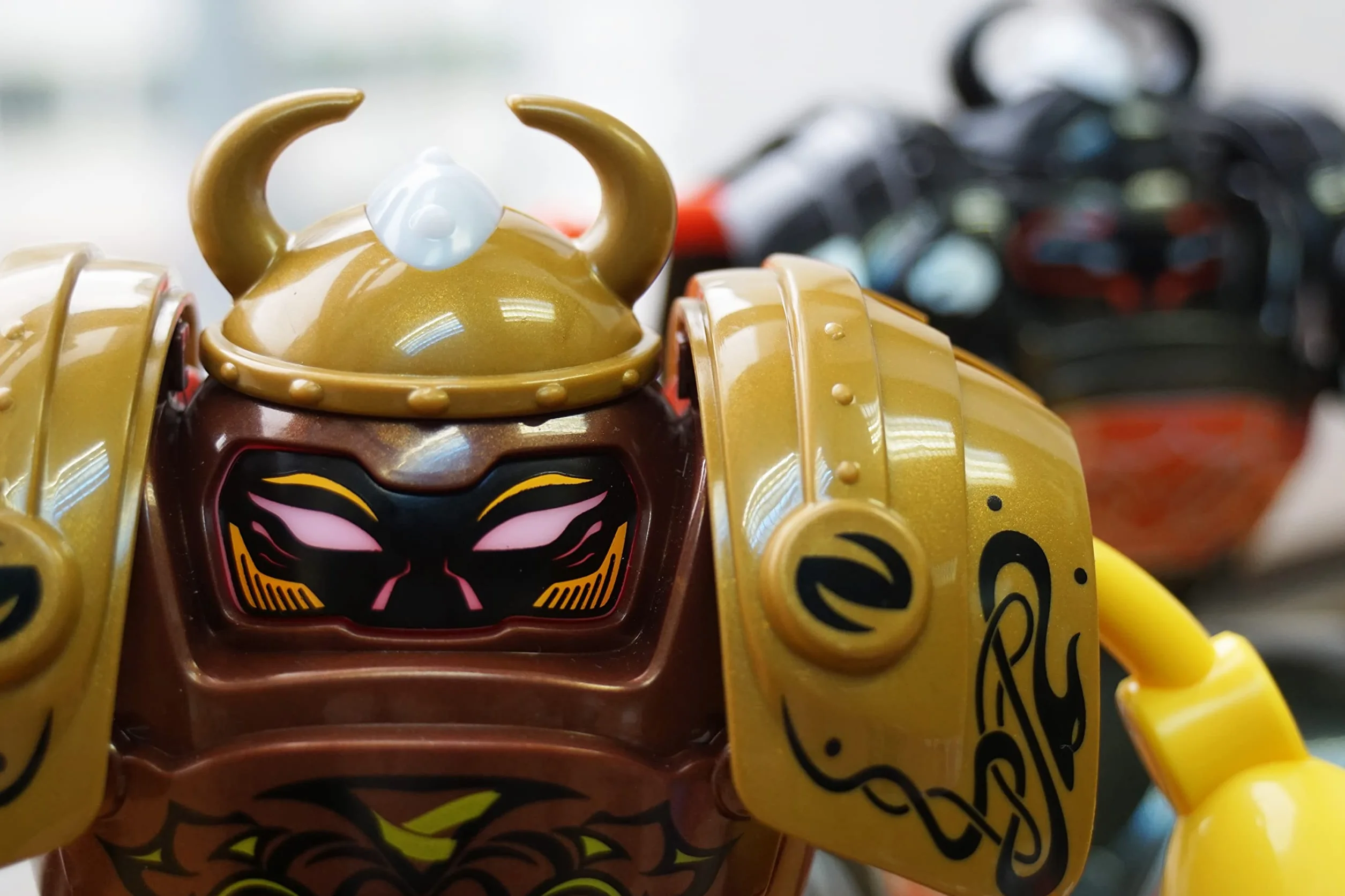 Silverlit-YCOO- Pakiet 2 Pilot zdalnego sterowania Robot Kombat Viking- Opakowanie ekologiczne- Łatwy do rozpięcia-14 cm- Pchnij i uderz przeciwnika, aby się go pozbyć - Dla dzieci w wieku od 5 lat
