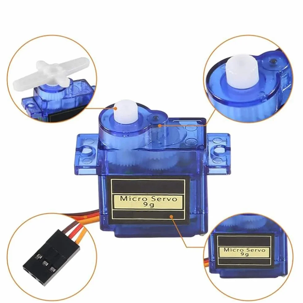 DollaTek 10 szt. SG90 Mini Analog Gear Micro Servo 9g Dla RC Helikopter Samolot