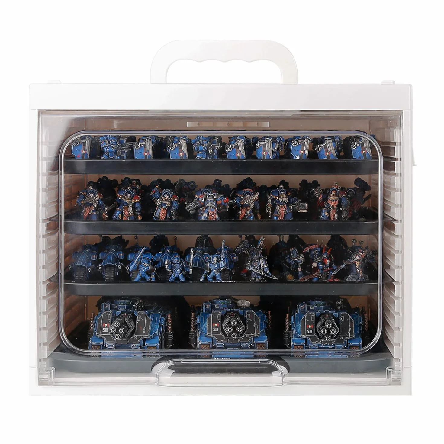 Jucoci Miniaturowe etui do przechowywania miniatury walizka transportowa