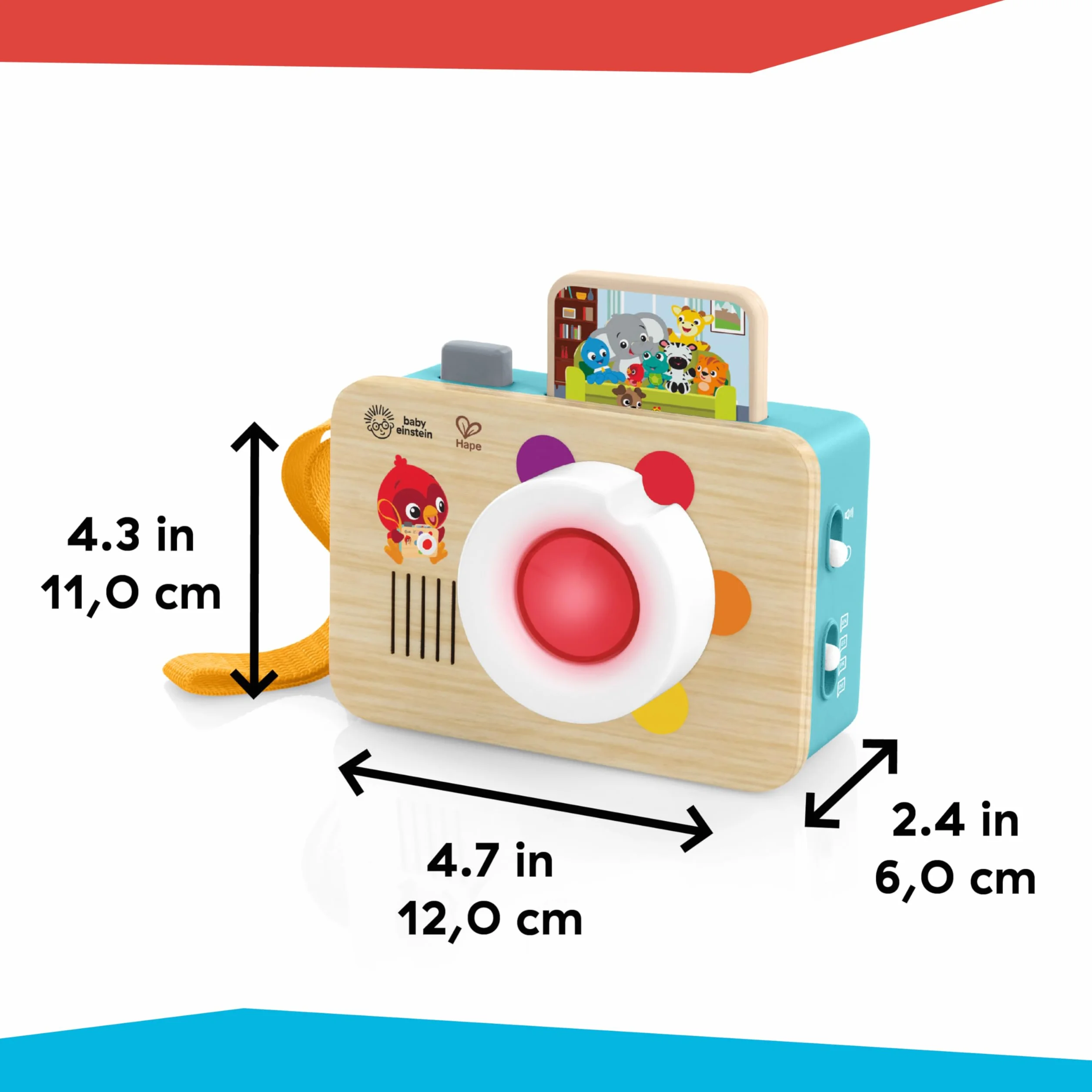 Baby Einstein + Hape, obiektyw do nauki aparatu do gier imitacyjnych, przez 6 miesięcy i więcej