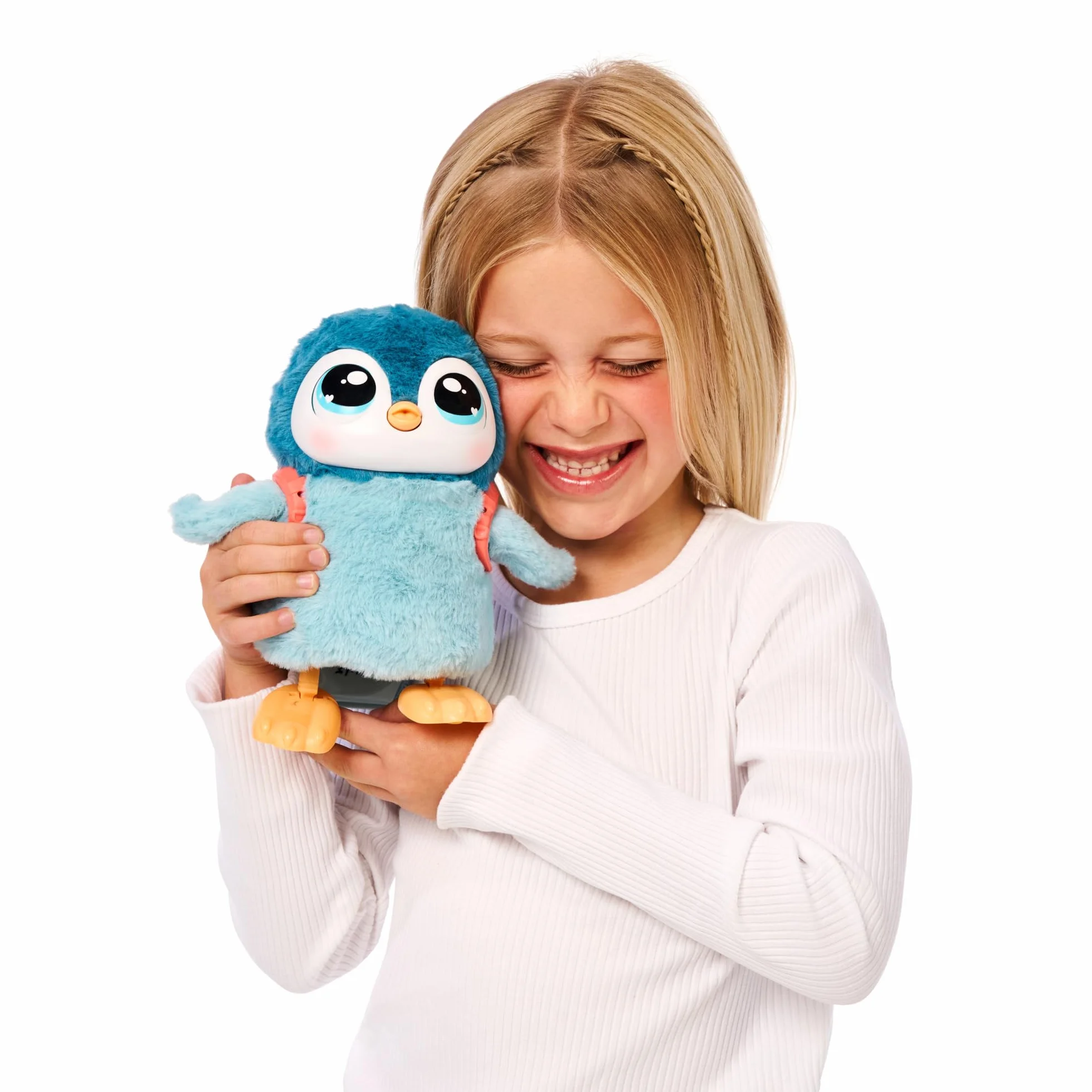 Little Live Pets My Walking Penguin Waddles | Cuddly Interactive Penguin That Runs, Dances and Flutters with Wings Over 25 Sounds & Reactions Batteries Included Ages 5+