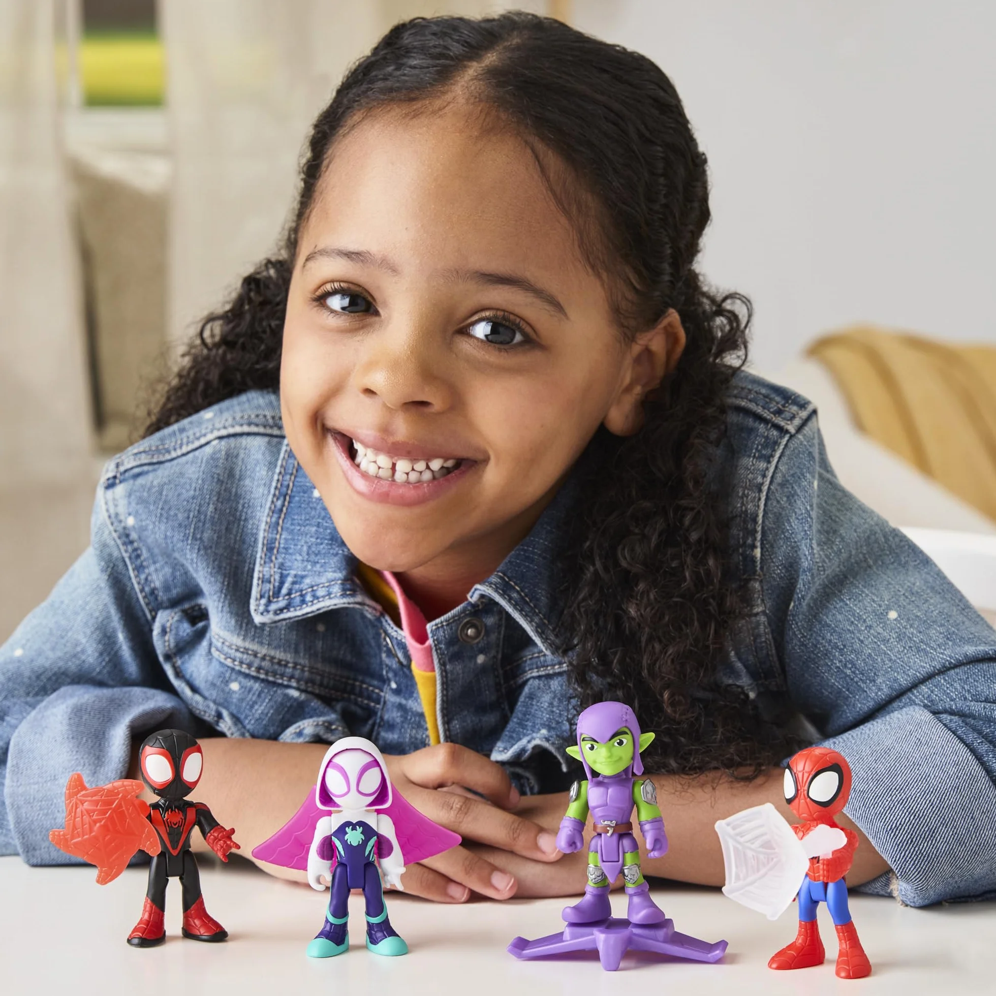 Marvel Zestaw Przygody z pajęczymi sieciami Spidey i super-kumple figurki Spider-Mana