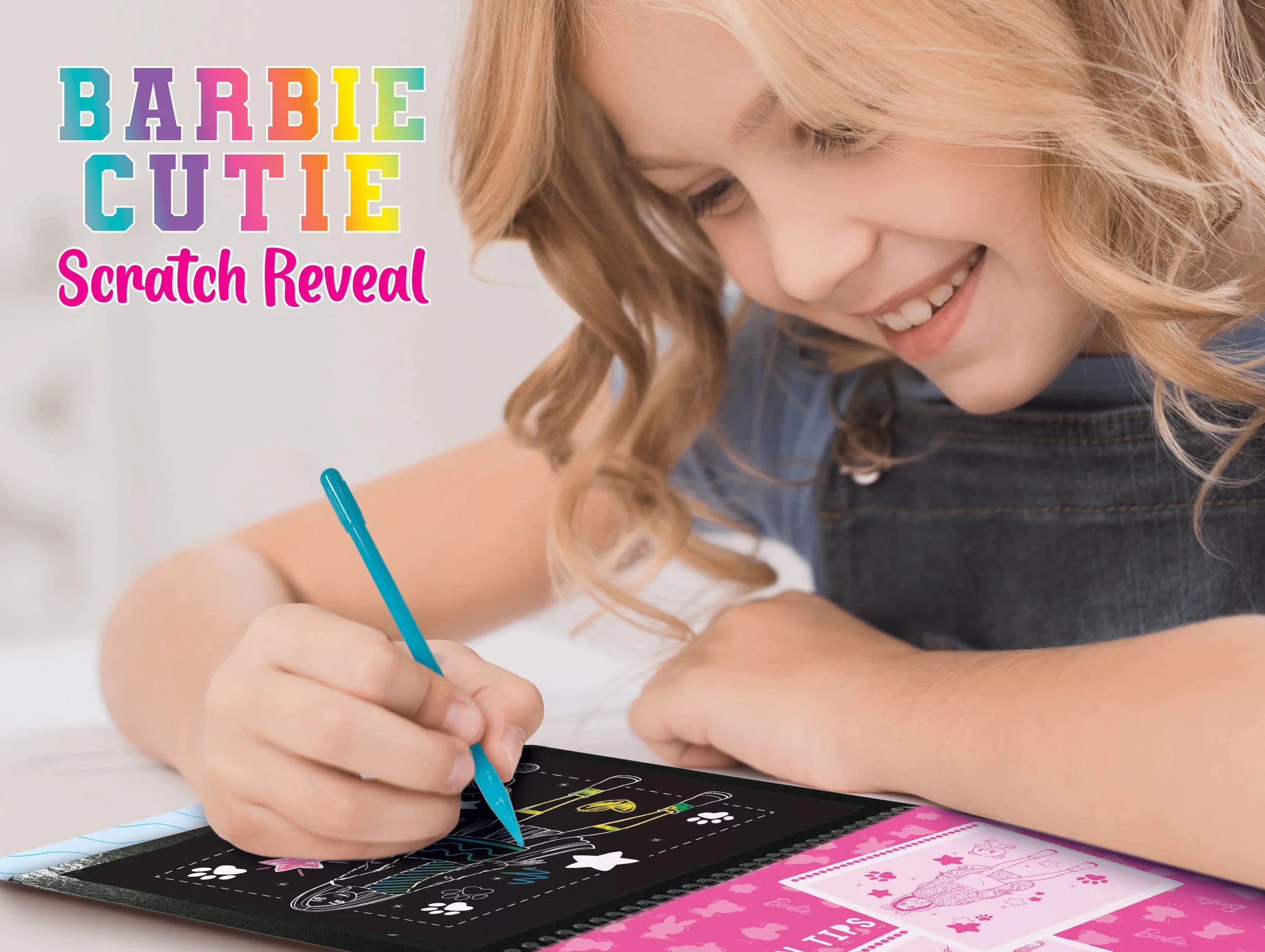 Barbie cutie. Scratch reveal. Ediz. a spirale. Con penna in legno
