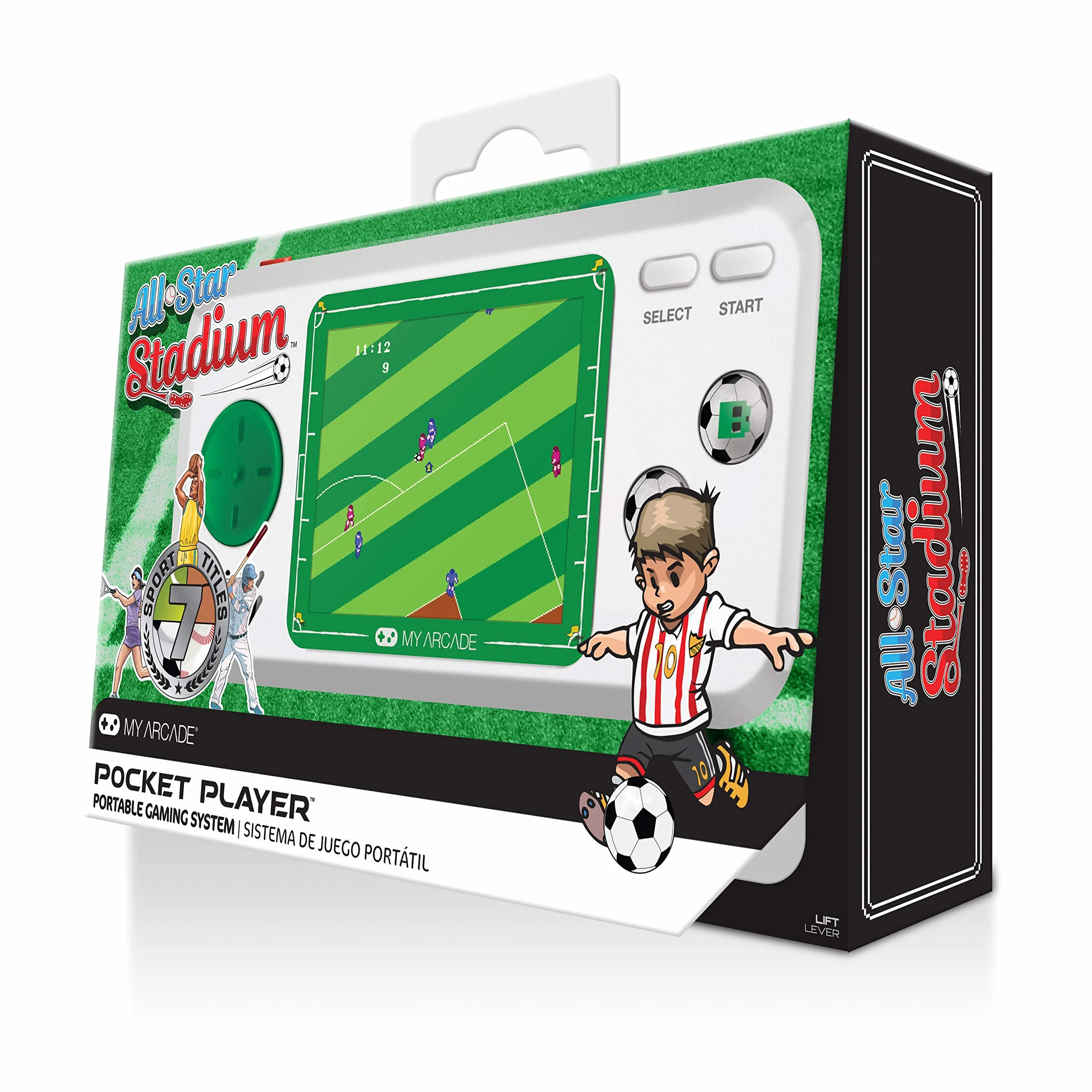 My Arcade DGUNL-3275 All-Star Stadium Pocket Player Portable Handheld Game Sys