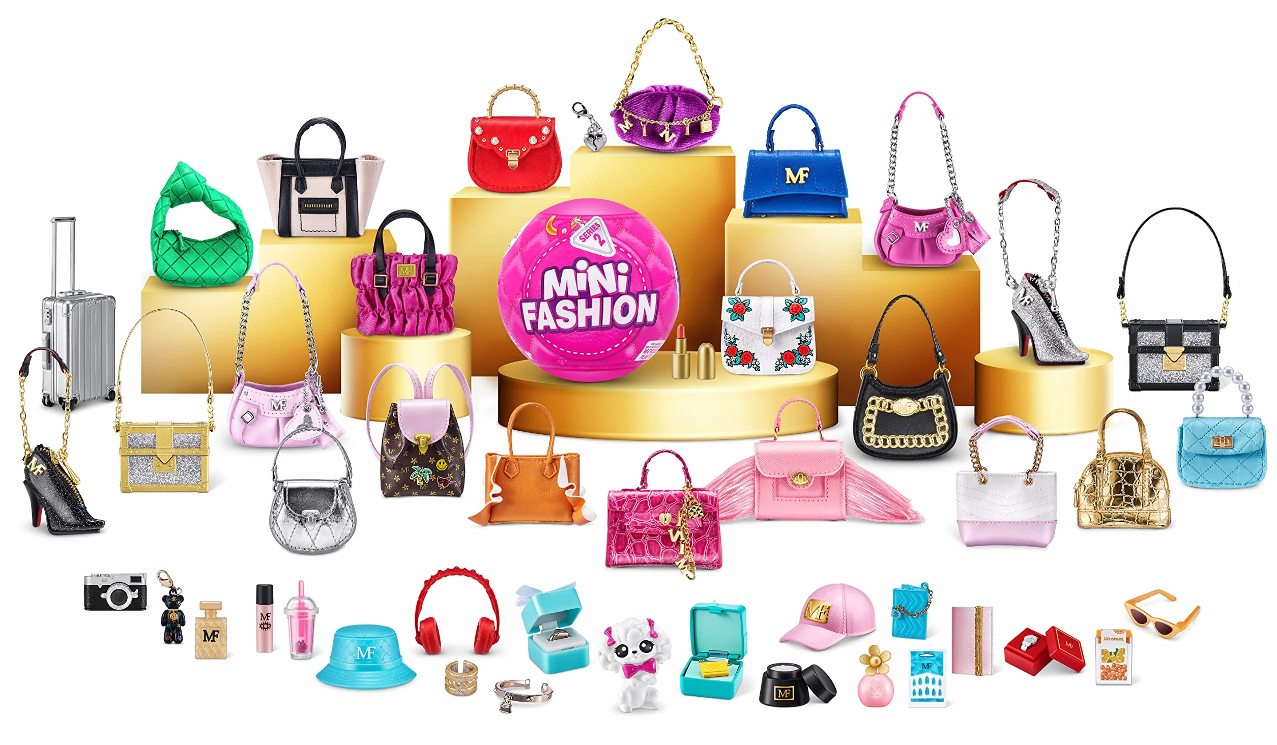 5 Surprise Mini Fashion Series 2 - Prawdziwe Tkaniny Modne Torby I Akcesoria Kapsuła Kolekcjonerska Zabawka (2 sztuki)