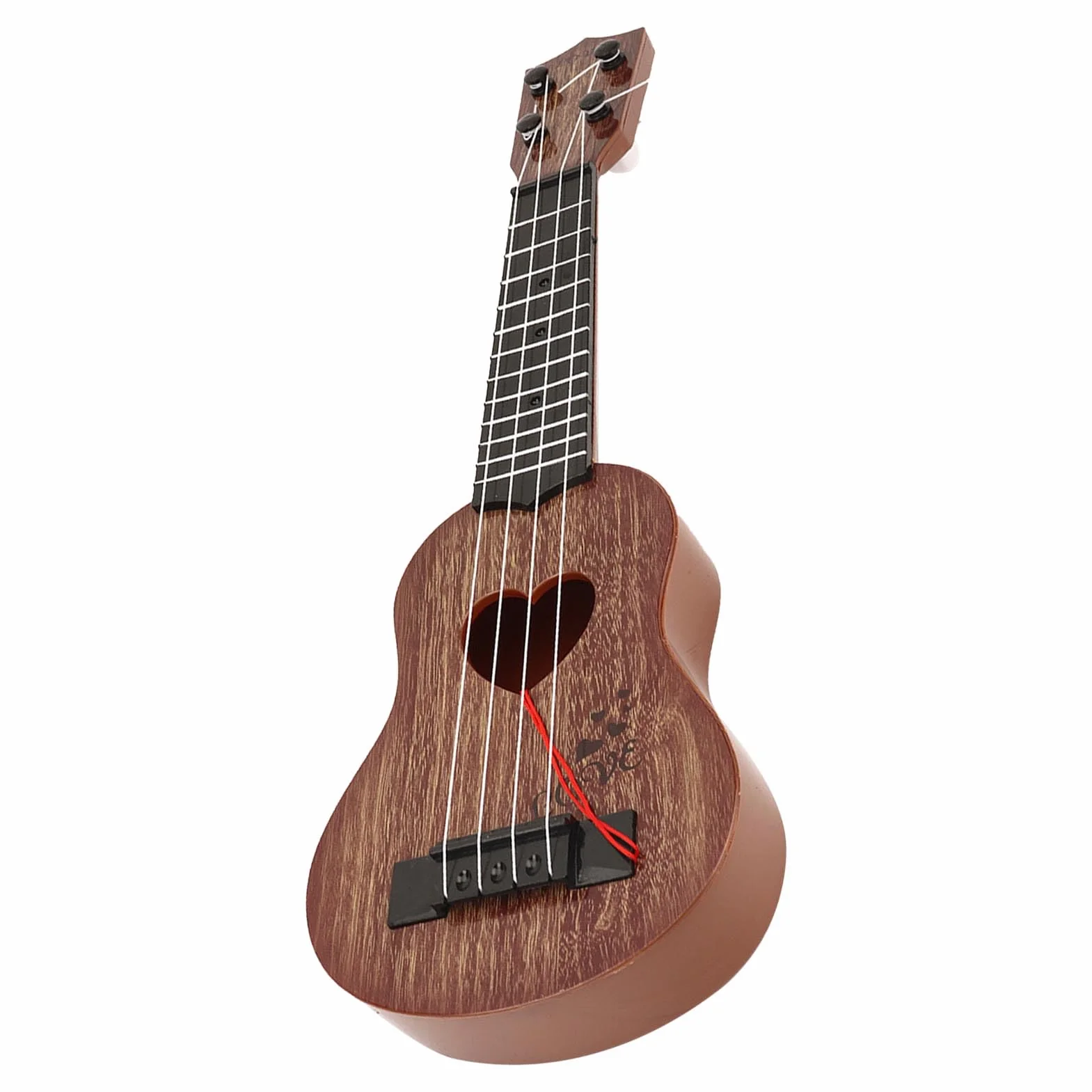 Sxhlseller Miniaturowa Grywalna Plastikowa Zabawka Ukulele dla Dzieci i Początkujących, Instrument Muzyczny do Wczesnej Edukacji dla Dzieci, Lekki i Wytrzymały Mały Ukulele dla Przedszkolaków