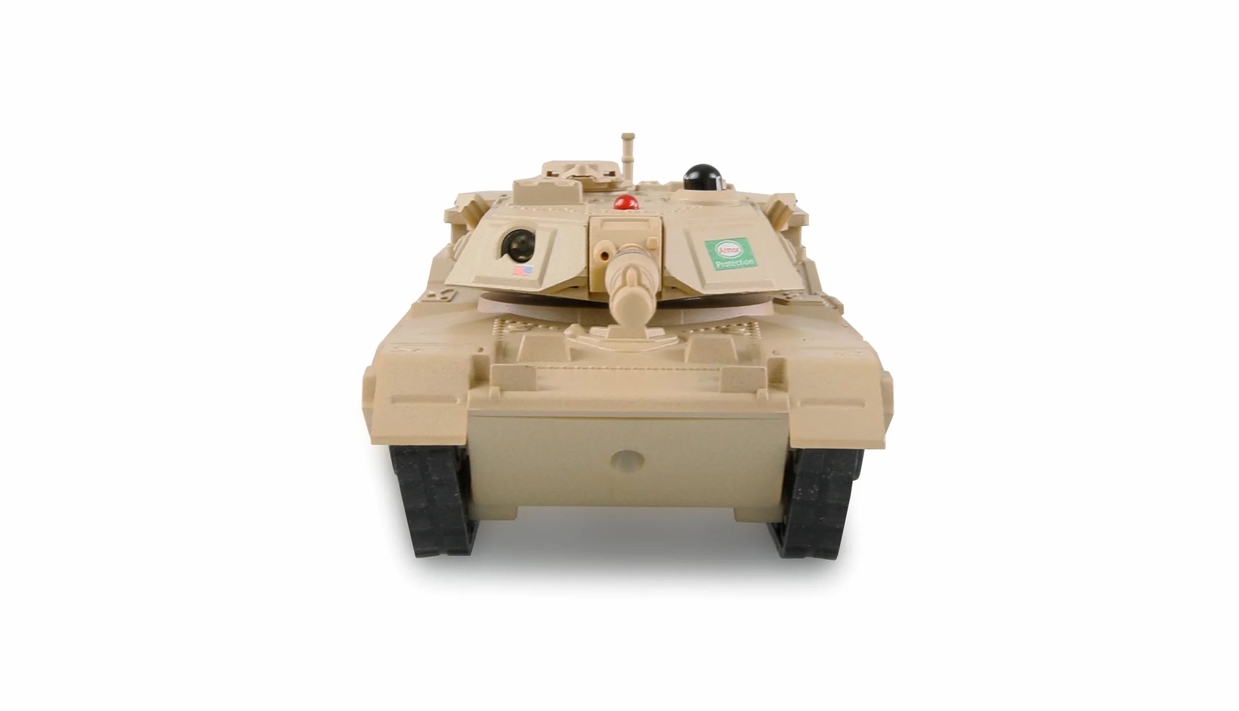 RC Abrams mini czołg zdalnie sterowany z funkcją IR-Battle 1:72 RTR dla dzieci od 8 lat, piaskowy brąz
