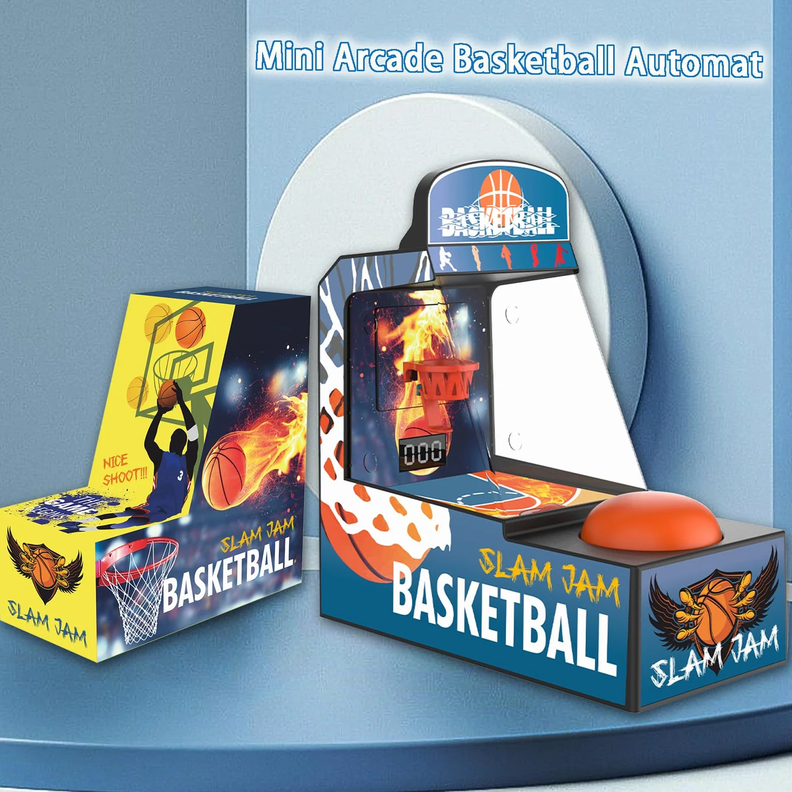 Arcade Tabop Indoor Basketball Shooting Game dla dzieci i dorosłych, mini gra zręcznościowa do koszykówki