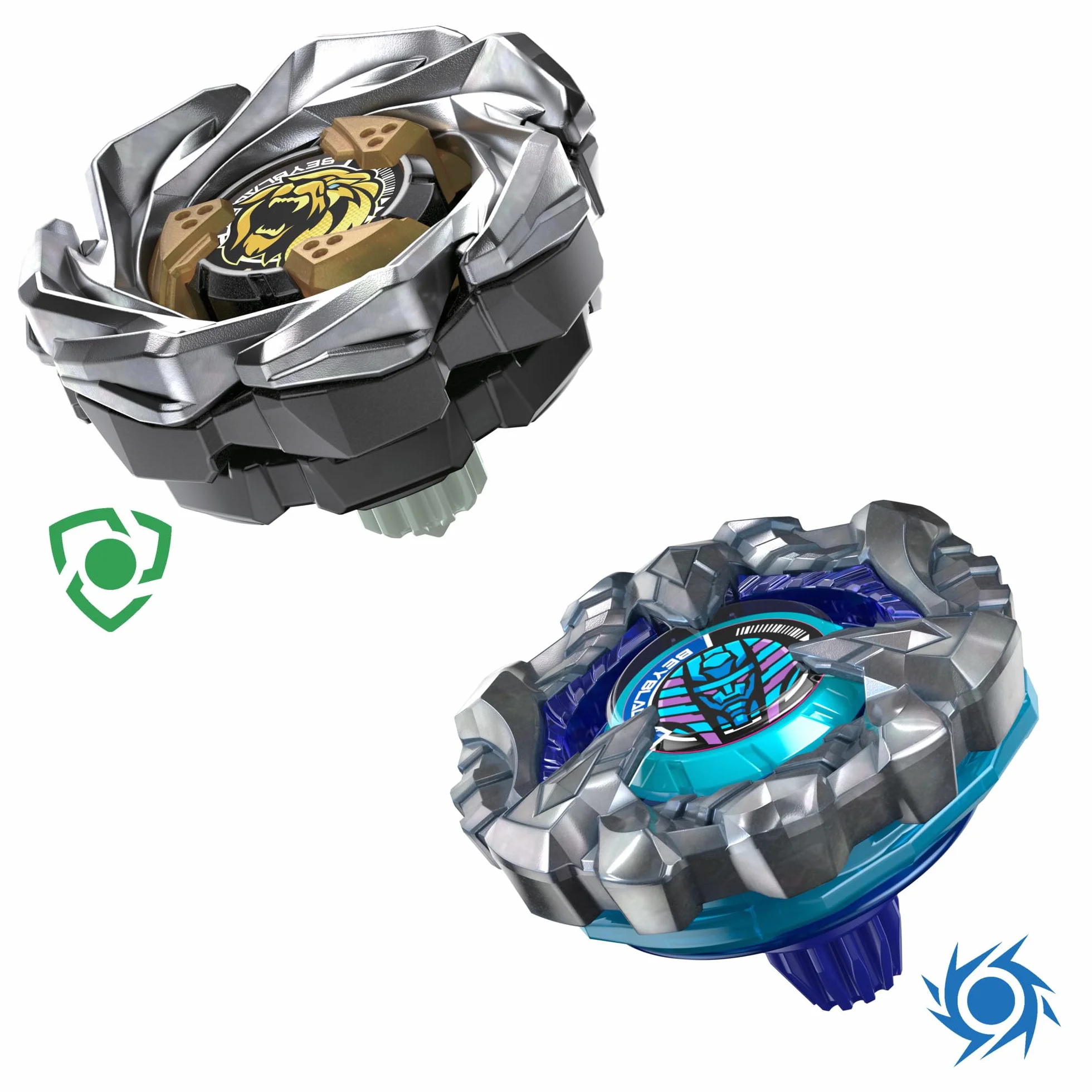 Dwupak bączków Beyblade X Cowl Sphinx 1-80GF i Crest Leon 7-60GN