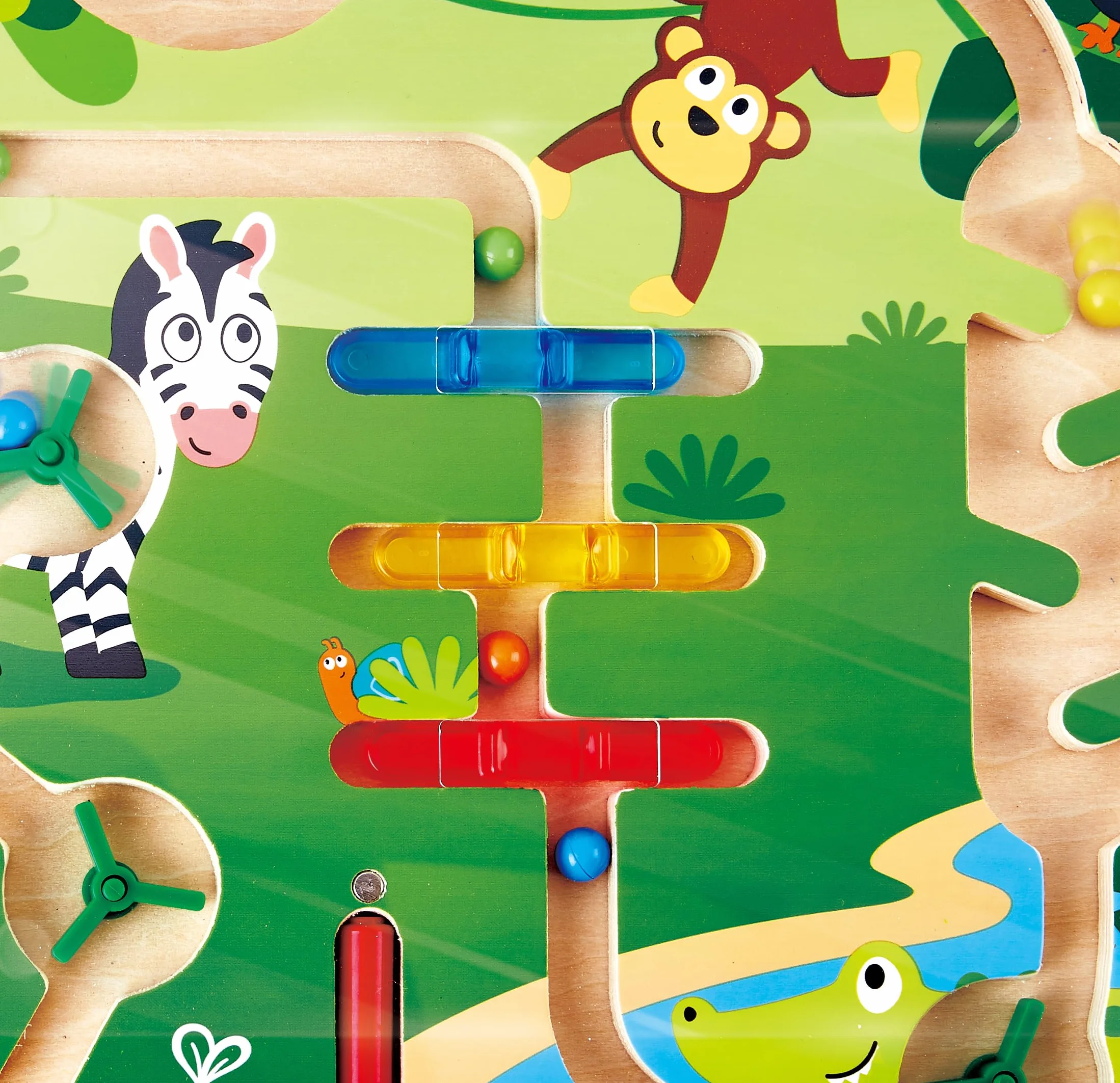 Hape E1714 Wooden Jungle Magnetic Maze