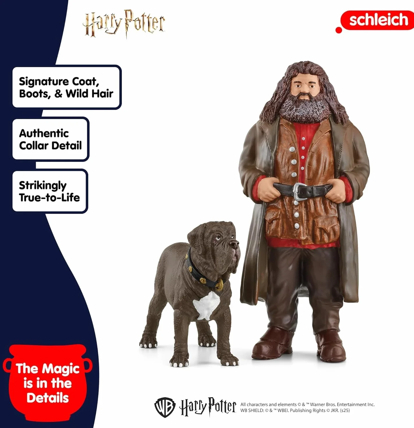Schleich Harry Potter Hagrid i Kieł 42638 Zestaw z figurką dla dzieci od 6 lat