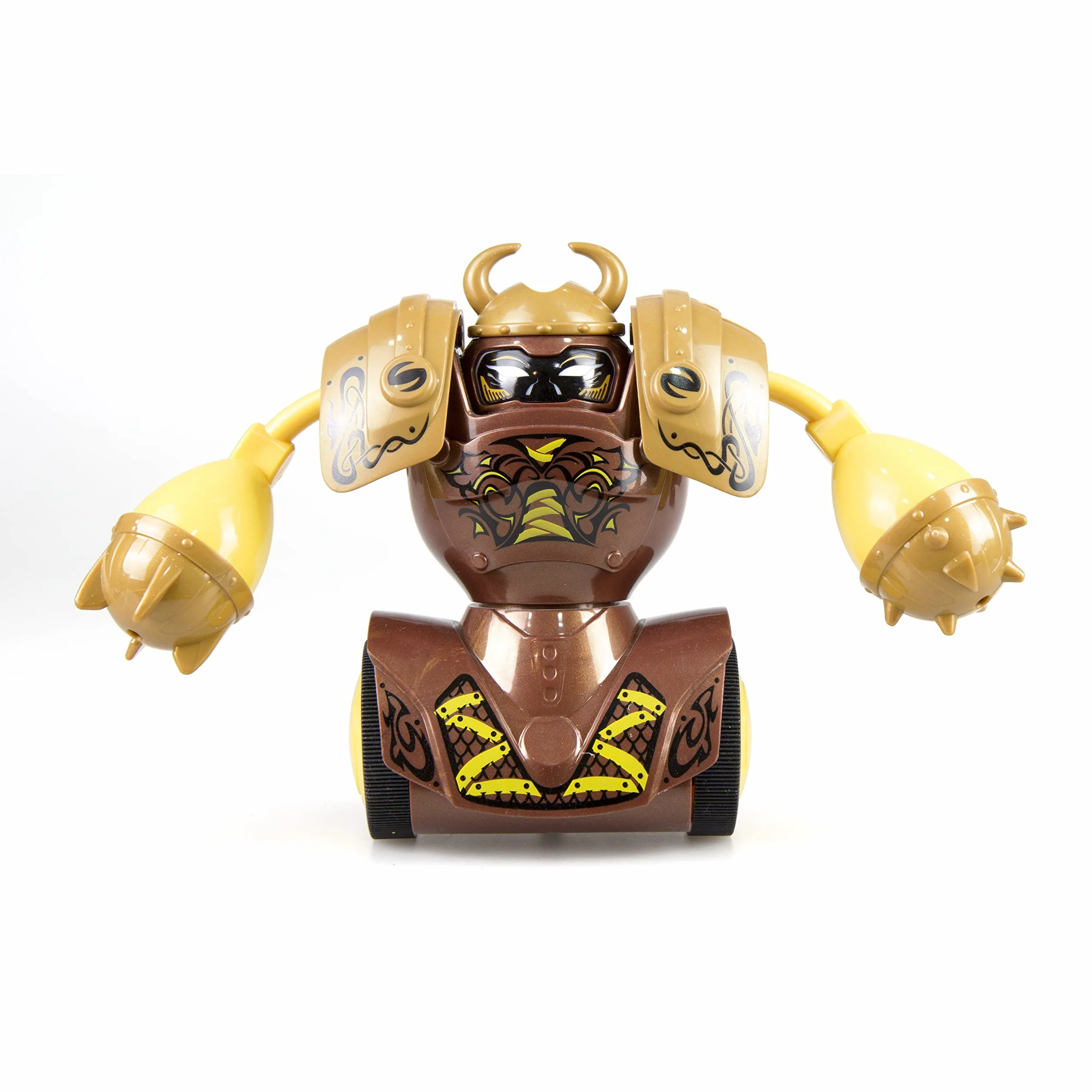 Silverlit-YCOO- Pakiet 2 Pilot zdalnego sterowania Robot Kombat Viking- Opakowanie ekologiczne- Łatwy do rozpięcia-14 cm- Pchnij i uderz przeciwnika, aby się go pozbyć - Dla dzieci w wieku od 5 lat