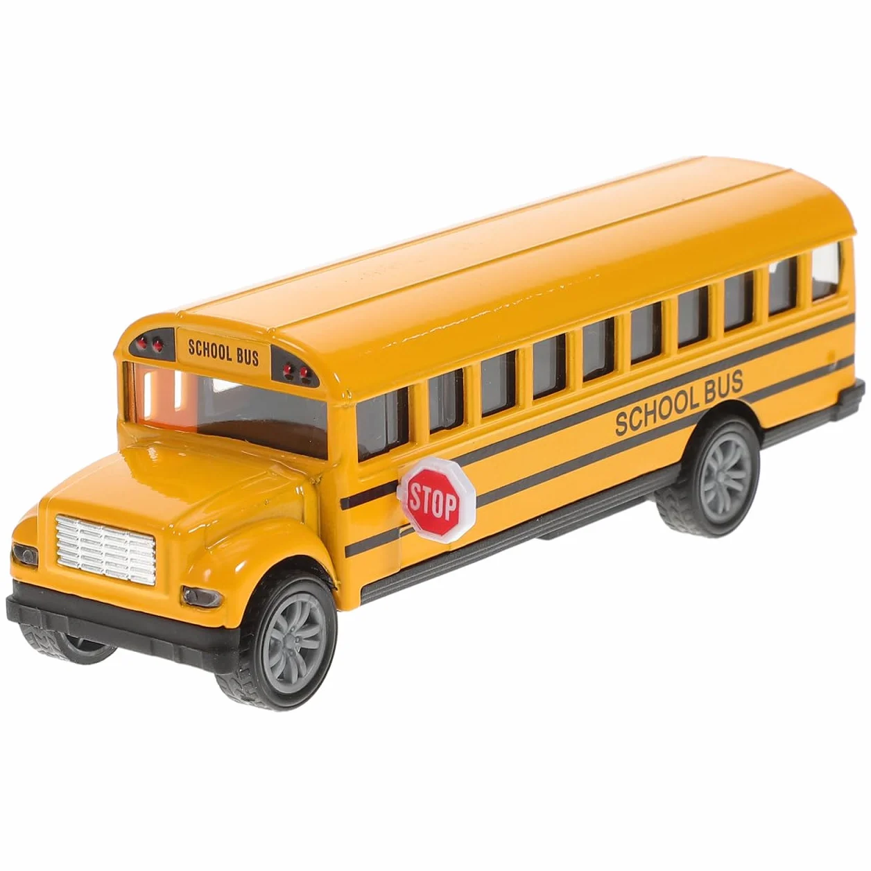 NUOBESTY Zabawka autobus szkolny 1:32 model dla dzieci