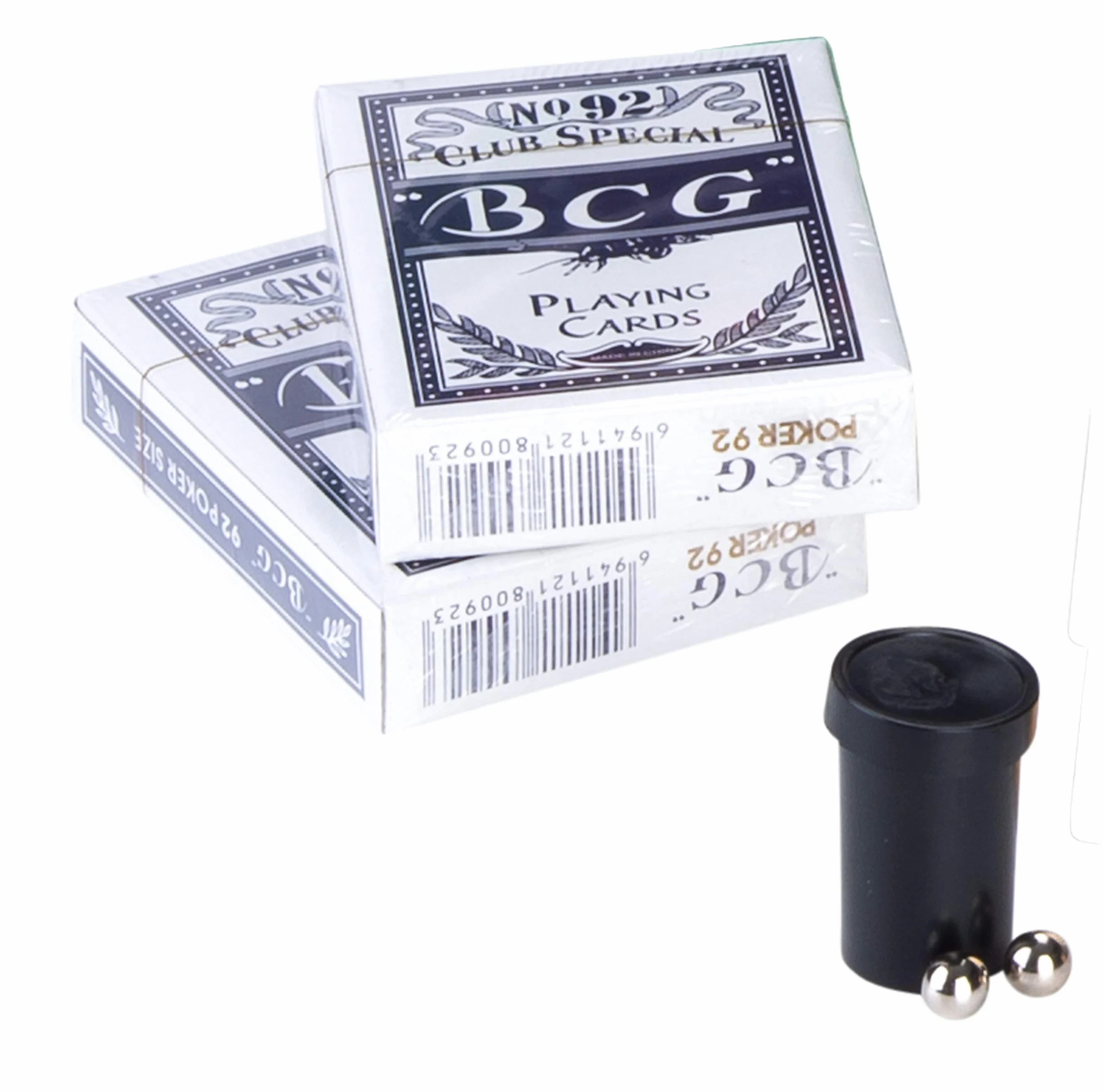 Engelhart – 320403 – Zestaw do ruletki amerykańskiej i blackjacka – dwustronna mata – żetony, karty i grabki krupiera – ruletka 30 cm, mata 60 x 45 cm