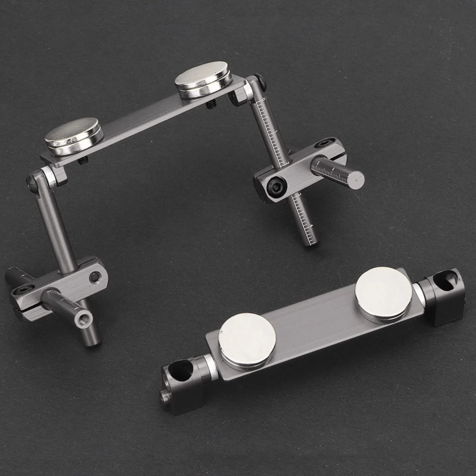 Aluminiowy Magnetyczny Uchwyt na Karoserię do RC Zestaw Montażowy (Tytan)