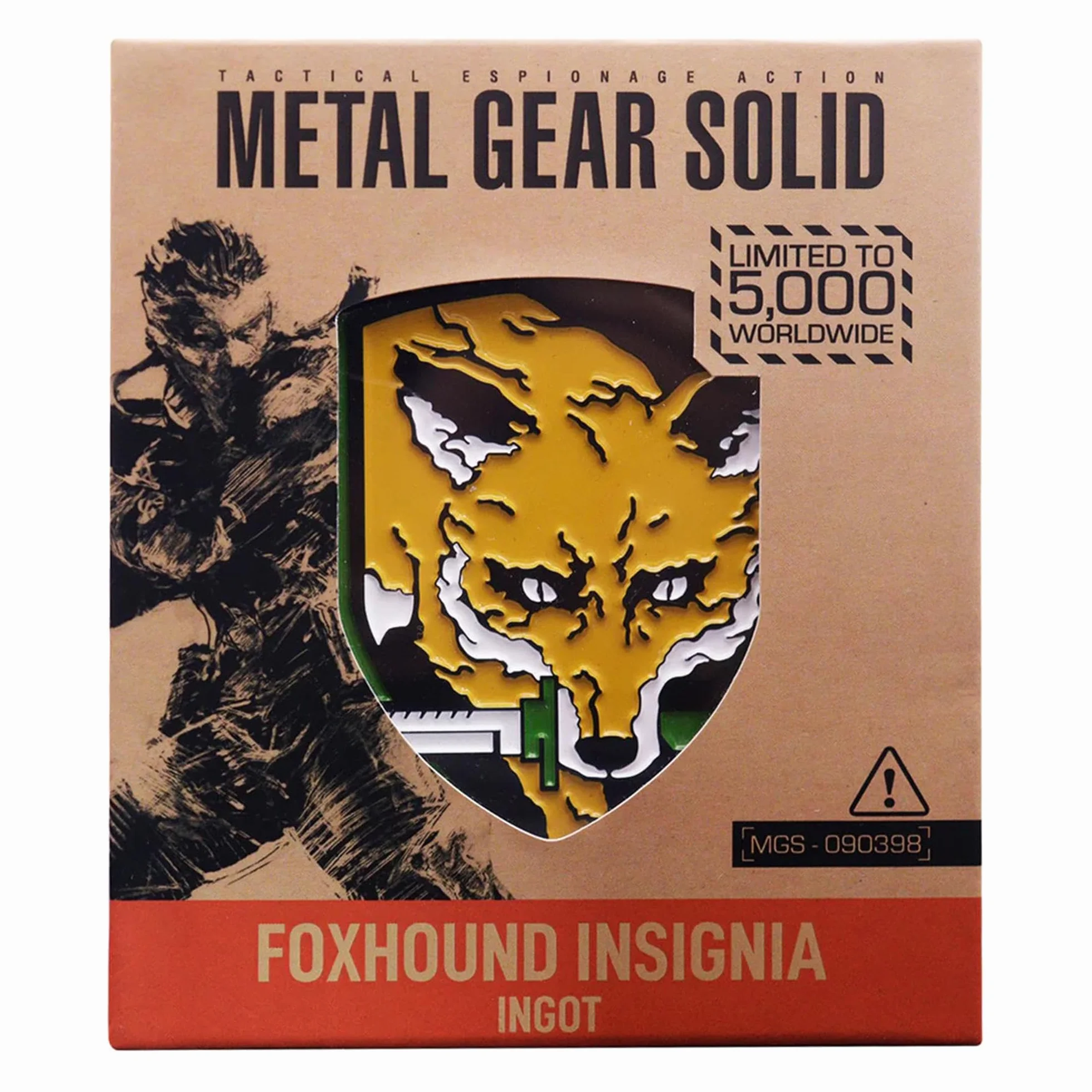 Metal Gear Solid FOXHOUND Insignia limitowana edycja sztabka