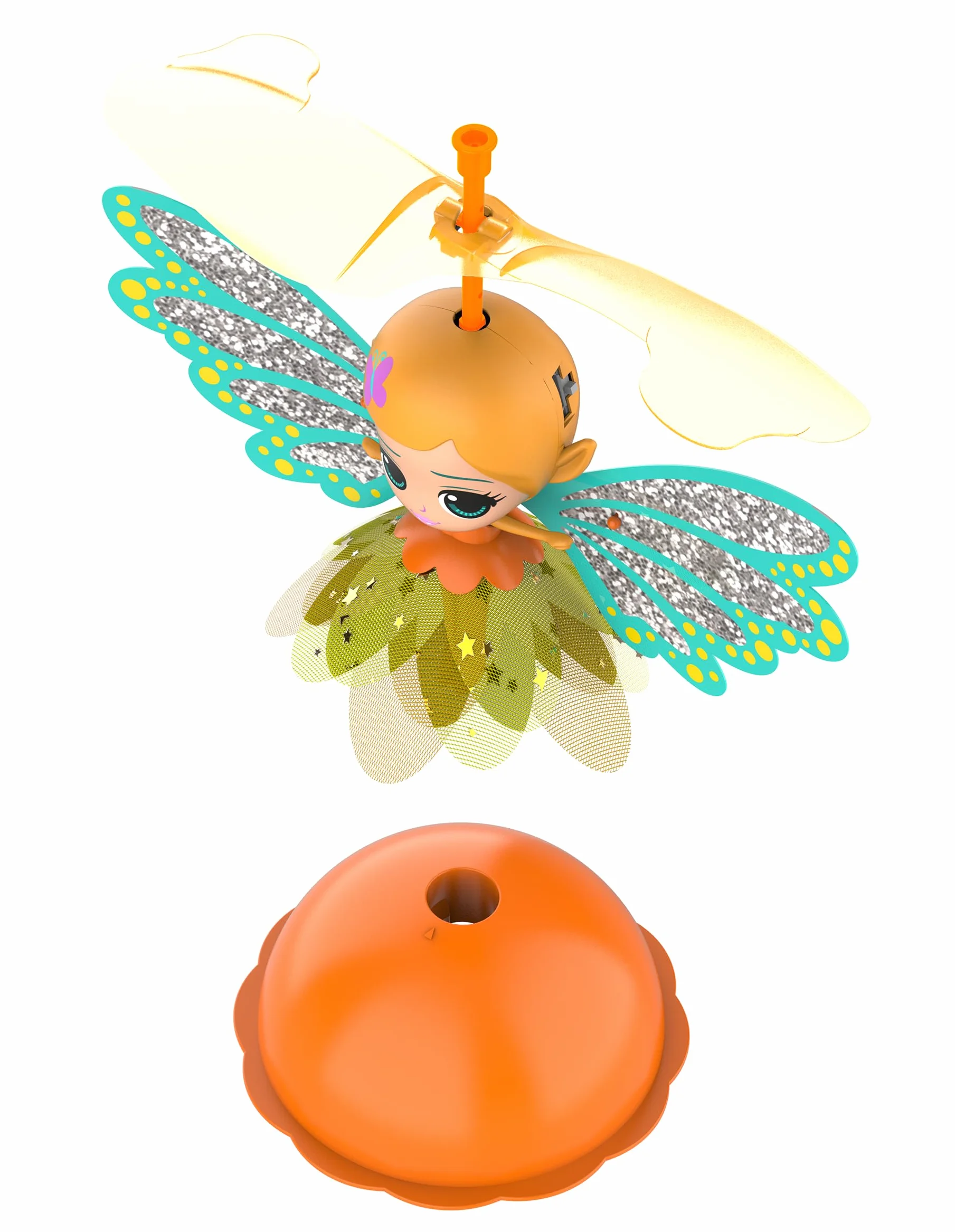 Pixie Wings | Unosząca się wróżka, która leci nad Twoją ręką, inteligentna technologia czujników | Ożyw swoją wróżkę | Dla dzieci w wieku 8+