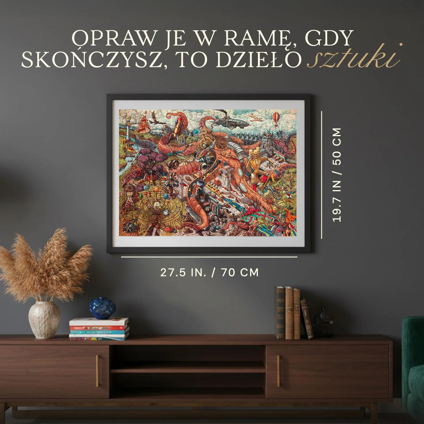 Octopolis 1000-Elementowe Puzzle dla Dorosłych z Motywem Ośmiornicy