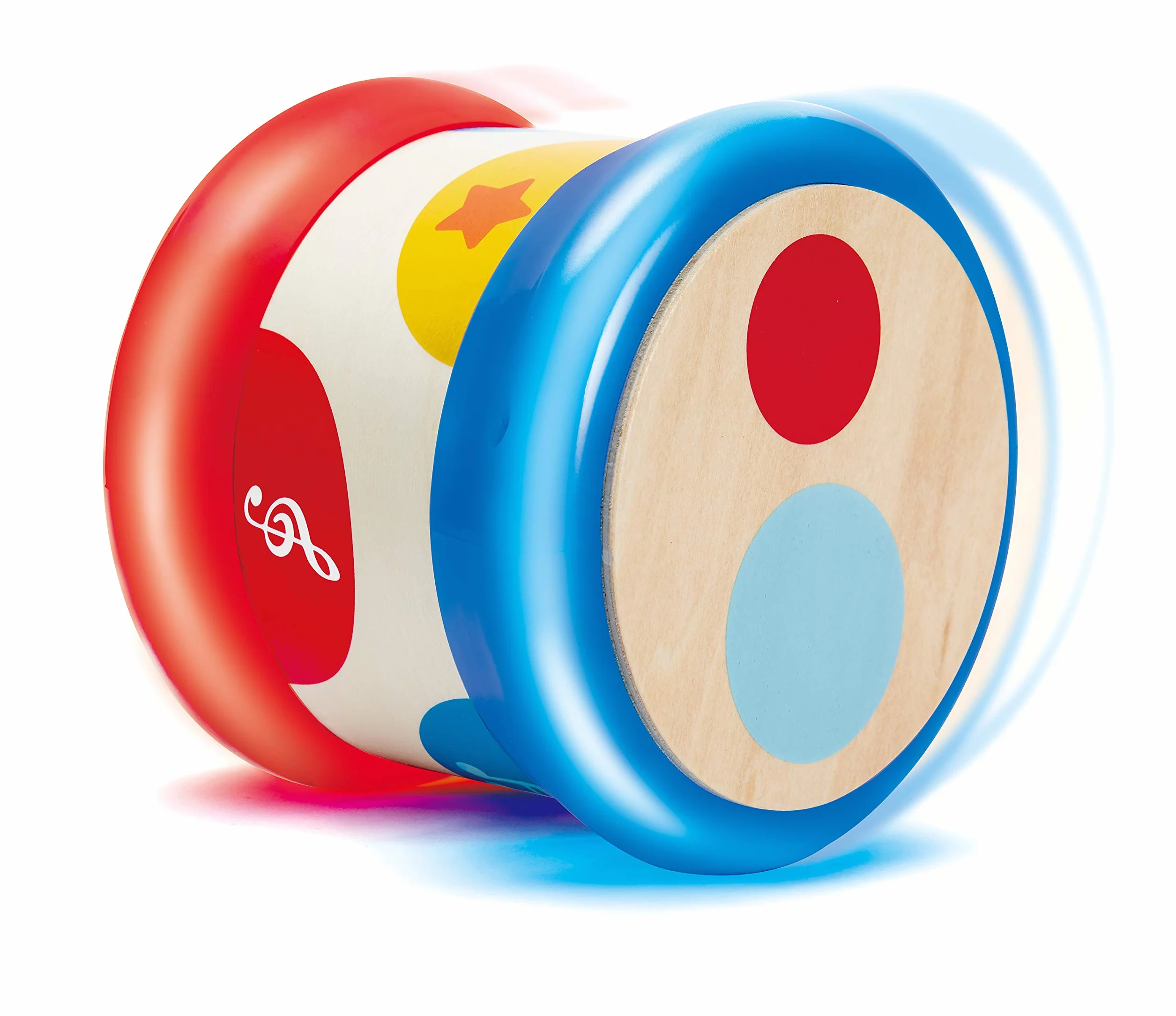 Hape Baby Drum Musical Instrument Toy for Toddlers Rhythm Sound Learning Battery Powered