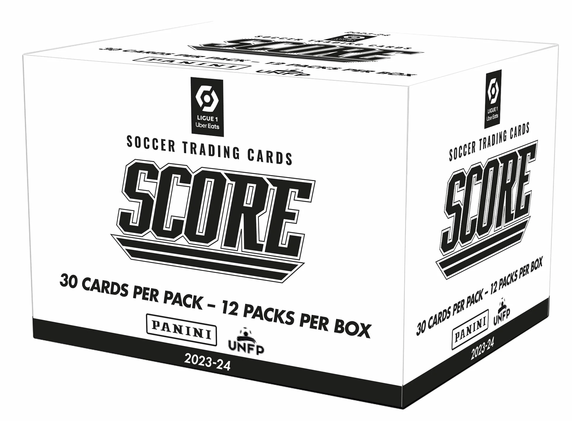 Panini SC Score Trading Cards Ligue 1 2023-2024 Pudełko 12 opakowań tłuszczu, 201630BOX12FP, karton