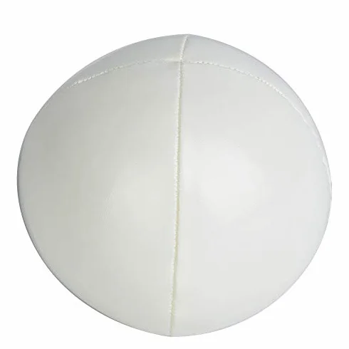 3 szt. Piłki do żonglowania PU Leather Soft Juggling Learning Ball dla początkujących Profesjonaliści Dzieci Dorośli Nauka sztuki żonglowania dla dorosłych i dzieci (biała)