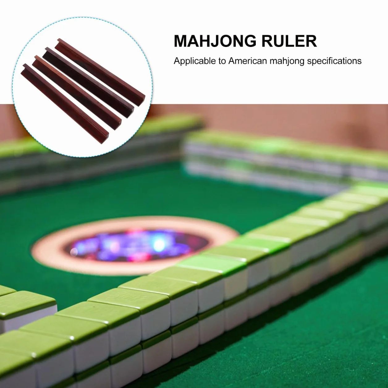 PRETYZOOM 4 sztuki Mahjong Płytki Linijka gra Domino Tace Pusher Arm Mahjong Pusher Stojak