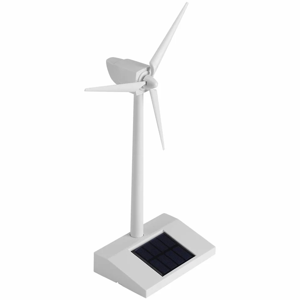 Mini energia słoneczna wiatrak zabawka model zasilany energią słoneczną wiatrak 3D dla dzieci nauka pomoc naukowa tekstylia domowe ornament model biurkowy zasilany energią słoneczną wiatrak