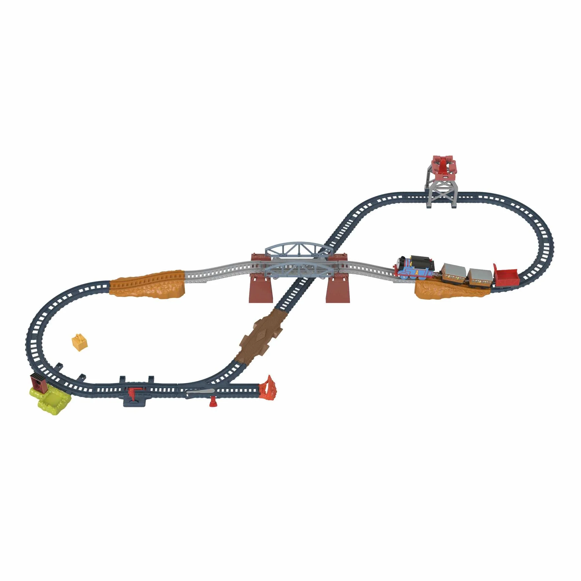 Fisher-Price Thomas & Friends 3-in-1 Package Pickup Train Set with motorized Thomas for preschoolers ages 3 years and older