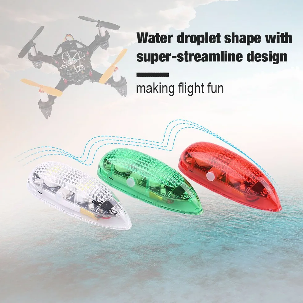 3 sztuk rc fix wing light, rc bezprzewodowe światło led do rc fix skrzydło samolot samolot helikopter