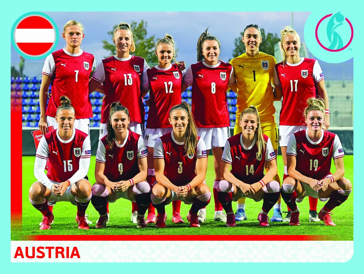 Panini 004298BOX36F UEFA WOMEN'S EURO 2022 Pudełko z 36 kieszeniami z naklejkami