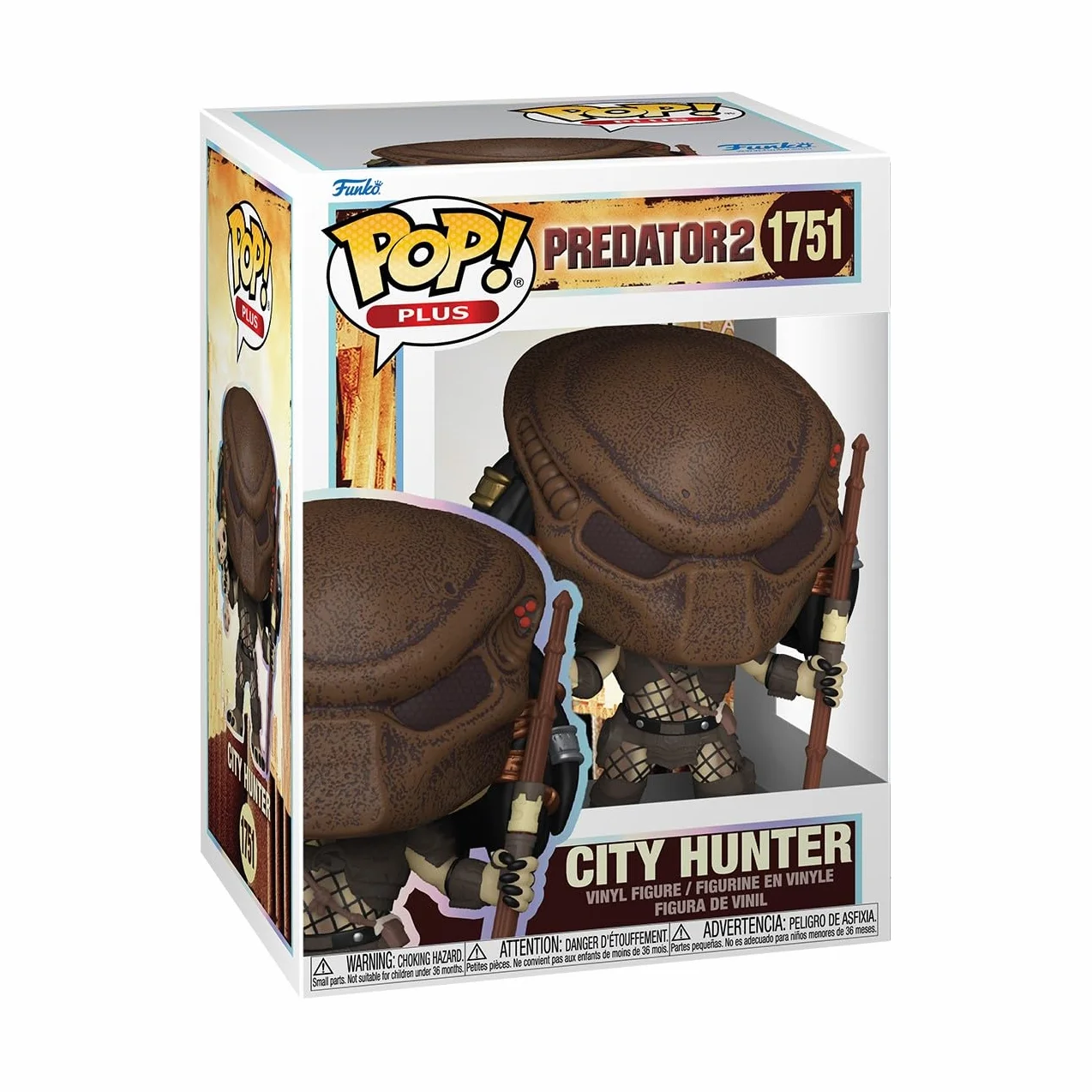 Funko Pop! Plus: Predator - City Hunter - Predator Classic - kolekcjonerska figurka winylowa - pomysł na prezent, oficjalny towar - zabawki dla dzieci i dorosłych - fanów filmów