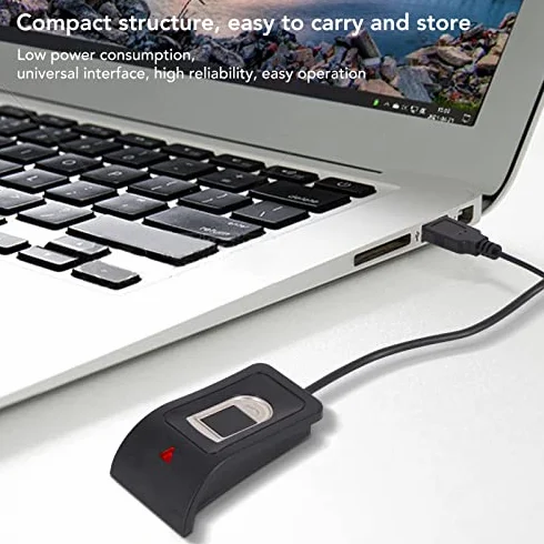 FIDO U2F i FID02 USB Klucz Bezpieczeństwa i Czytnik Linii Papilarnych, dla, MacOs, Wiele Odcisków Palców, Automatyczna Kalibracja 360 Stopni, Wielofunkcyjna
