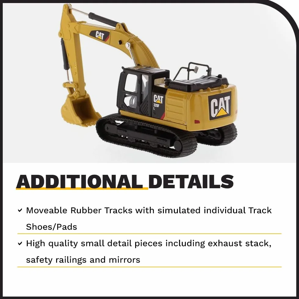 Diecast Masters Koparka hydrauliczna CAT 320F L