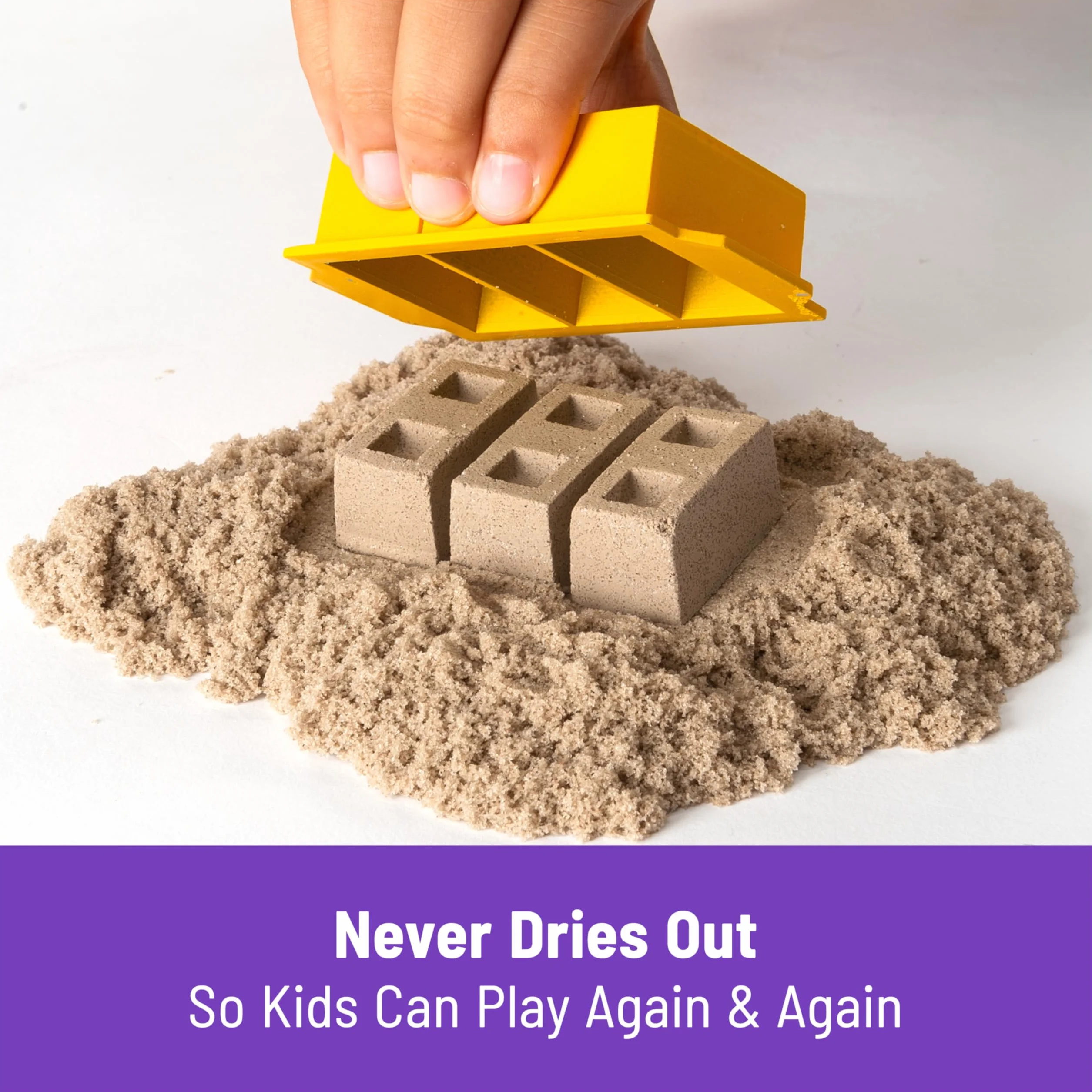 Kinetic Sand, Kop i burz, zestaw piasku kinetycznego, dla dzieci od 3 lat