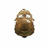Denix S.A. US gwiazda szeryfa marshal gwiazda orzeł mosiądz kowboj western przypinka 8 cm