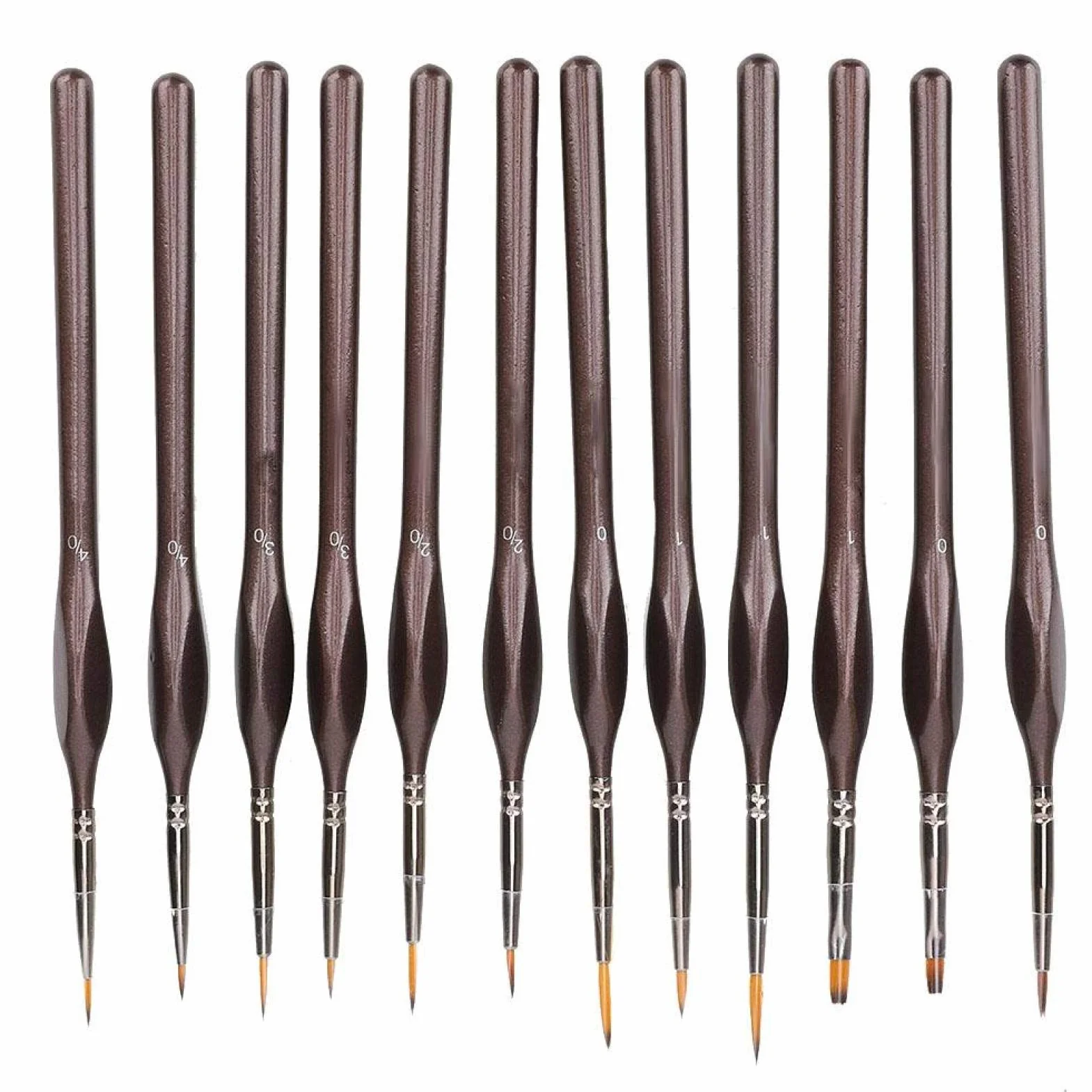 12 szt. ma?y miniaturowy zestaw p?dzli do malowania pins delikatna wk?adka szczotki do malowania artystycznego zestaw narz?dzi do malowania z torb? do Paintbrushes