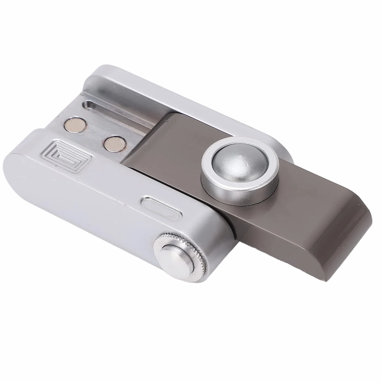 Generic ADHD Push Slider Zabawka dla Dorosłych Metalowa Prasa Kliknij Stress Relief Slider Zabawka, Przenośna łagodząca Lęki w Kształcie Kamery dla Pracowników Biurowych, 2,1 X 1,4 X 0,6 Cala