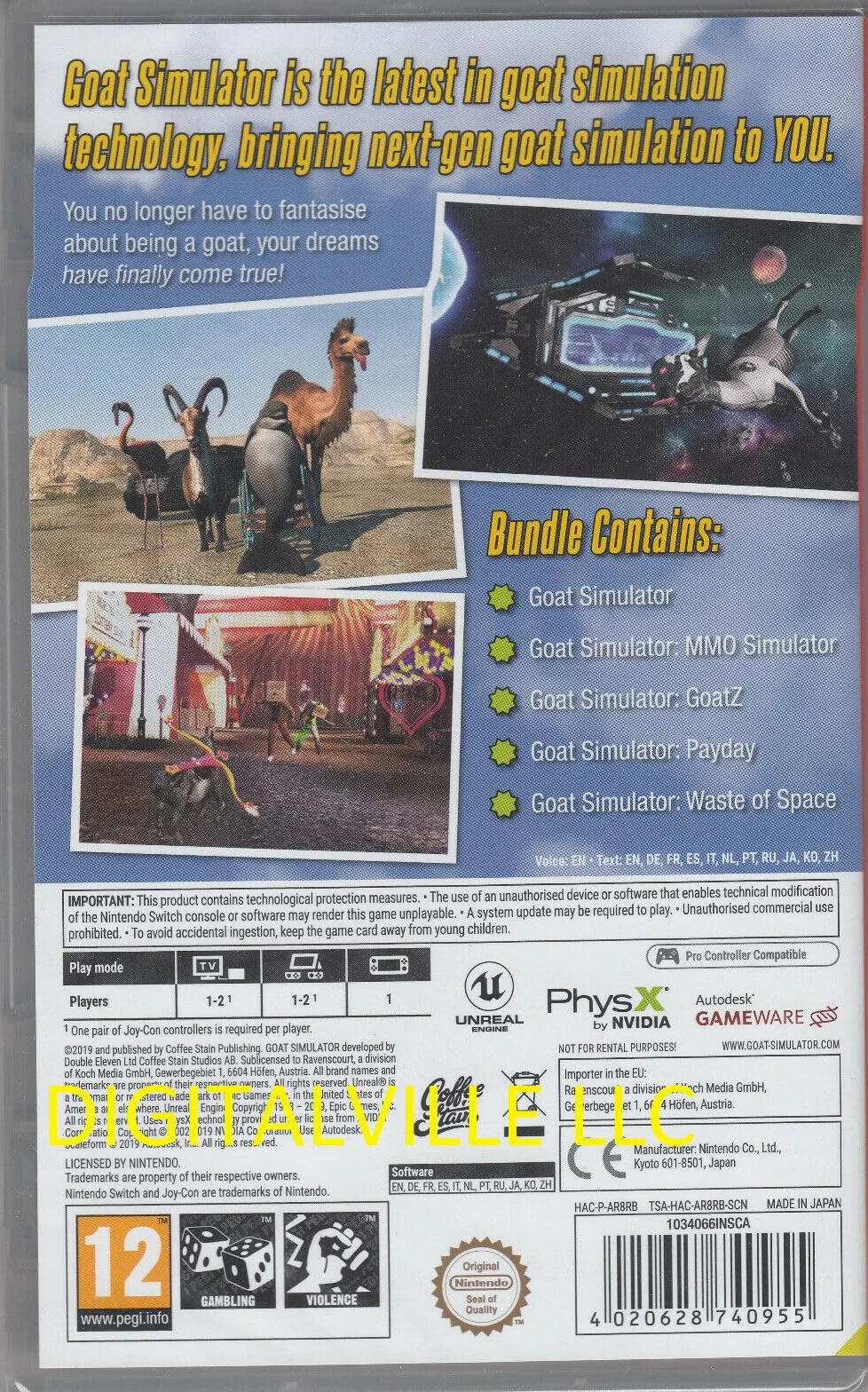 Goat Simulator: The Goaty (Switch) (Nintendo Switch)