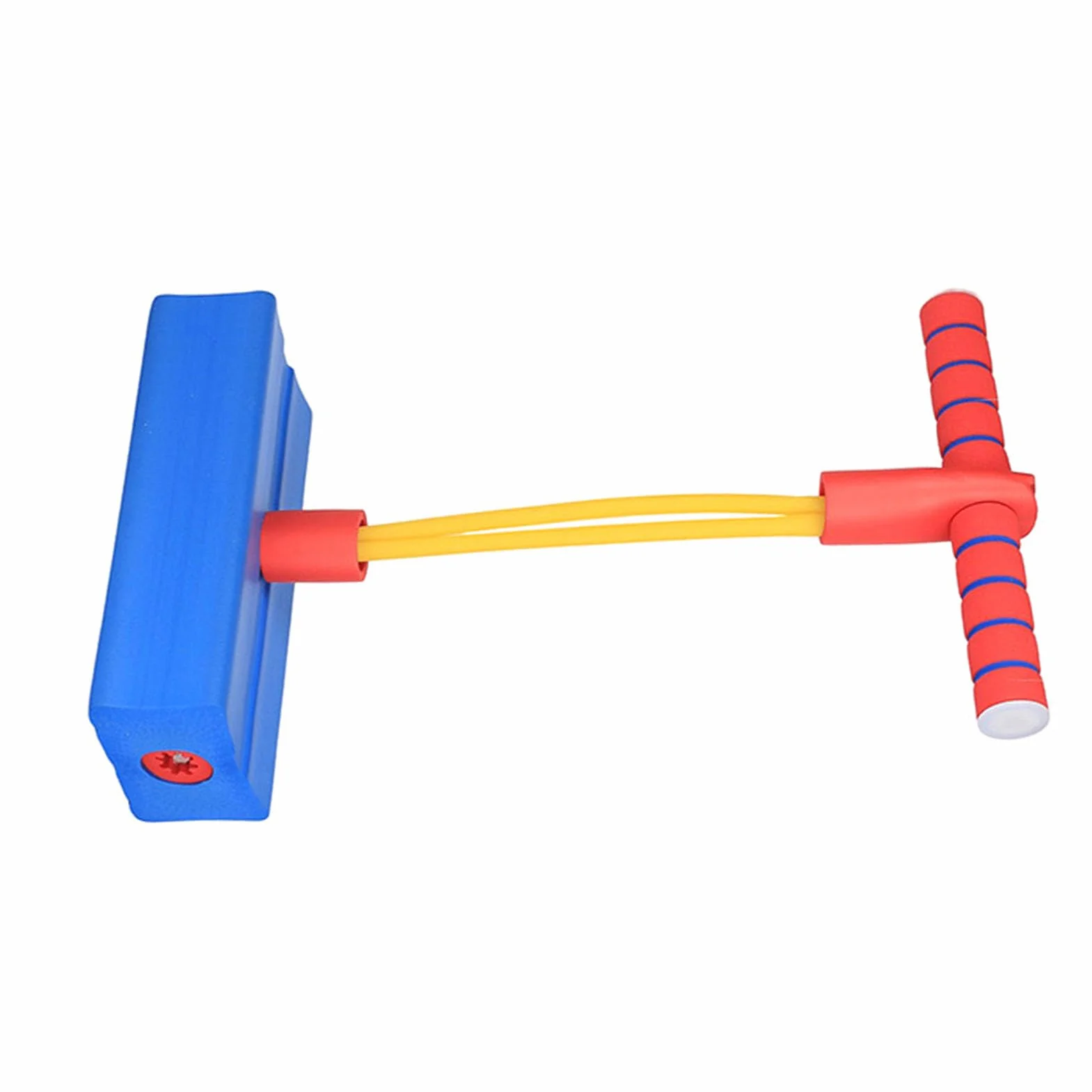 Piankowy Kij Pogo Inspiruje Dzieci do Uprawiania Sportu Łatwa do Trzymania Skacząca Zabawka dla Dzieci Materiał TPE Zabawy w Domu i na świeżym Powietrzu (BLUE)