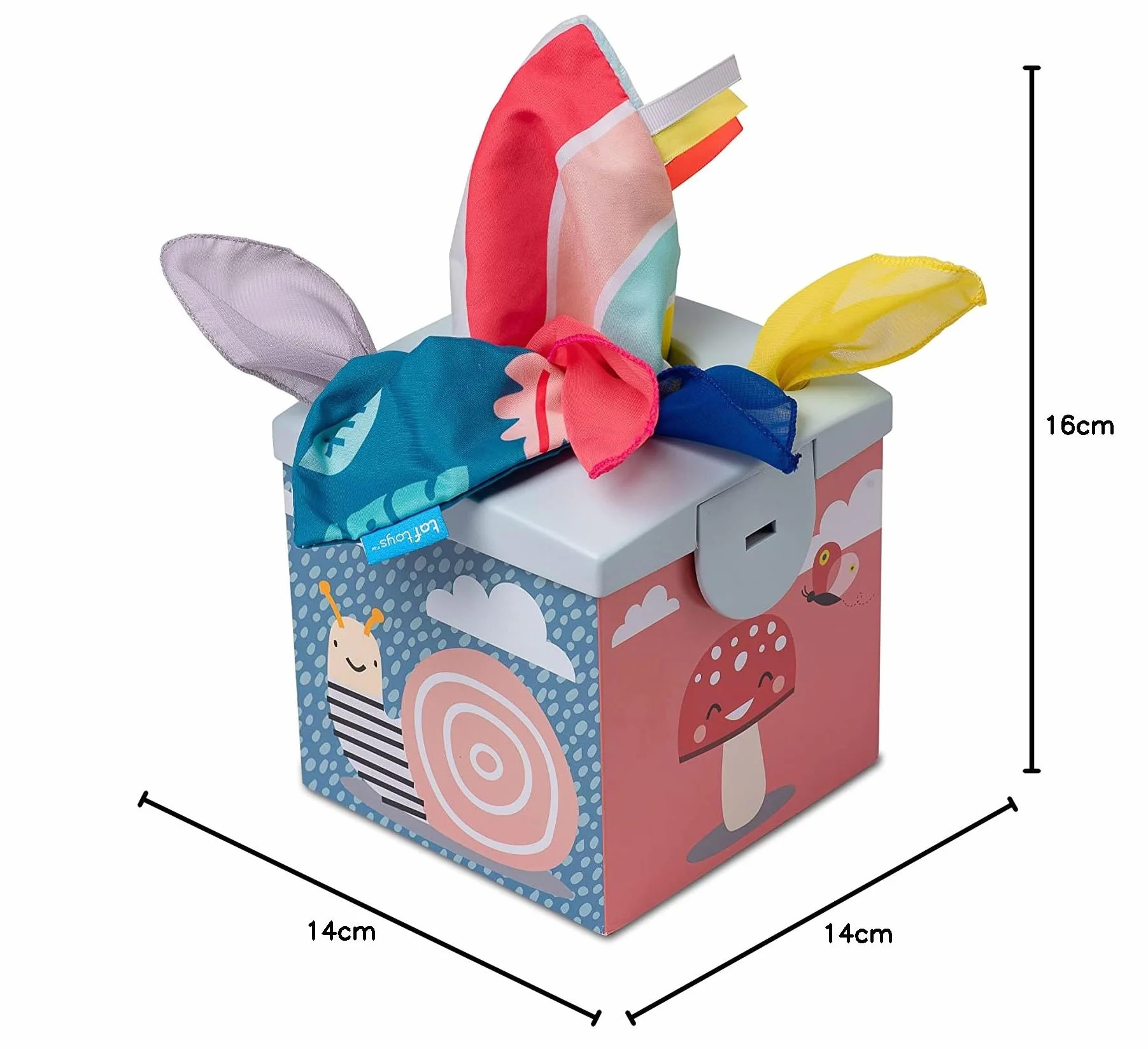 Taf Toys Sensory Wonder Tissue Box For Infants & Toddlers, Colourful Pull Scarves and Koala Daydream Crinkling Blankies For Educational Preschool Learning & Development