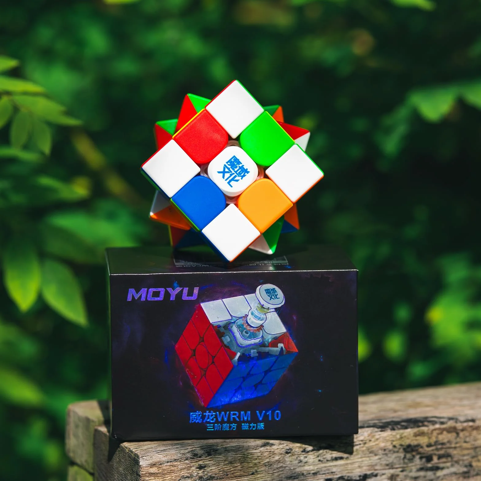 Moyu WRM V10 Speed Cube, Magnetyczna Magiczna Kostka 3x3, Kostka Logiczna Moyu V10 Odpowiednia do Treningu Podczas Zawodów i jako Prezent Urodzinowy, Wersja Matowa