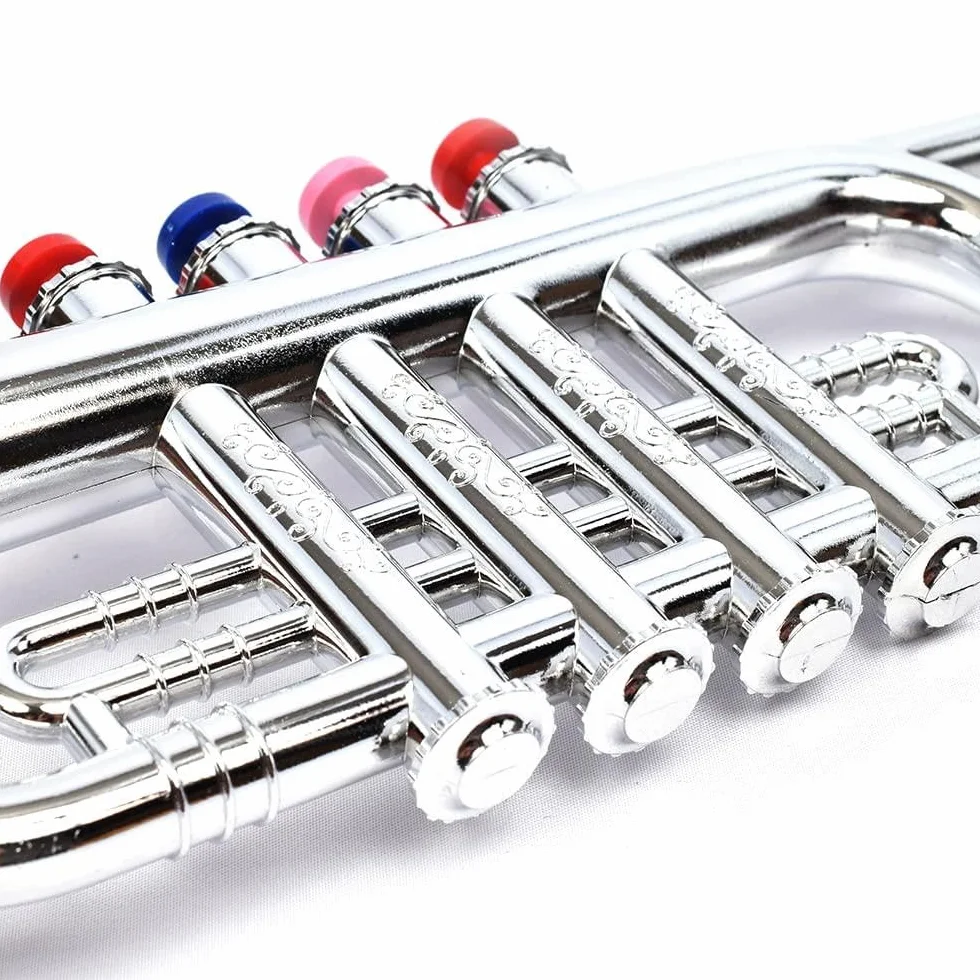Bontempi Trąbka Dla Dzieci, Srebrny, 38 cm, 32 3831