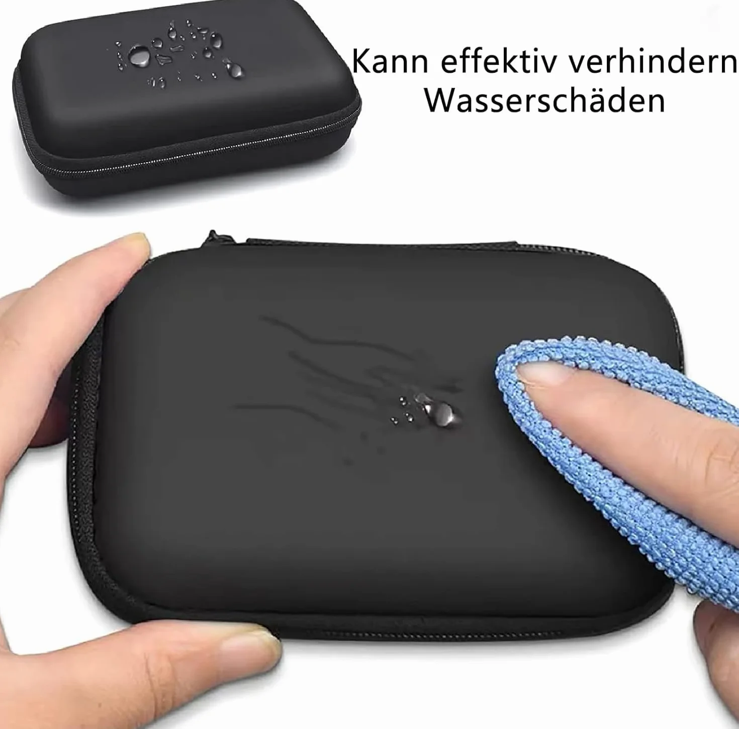 Etui na karty do gra, 3 sztuki, chroni przed wilgocią i kurzem, trwałe pudełko do przechowywania kart do gra (czerwone, niebieskie, czarne)