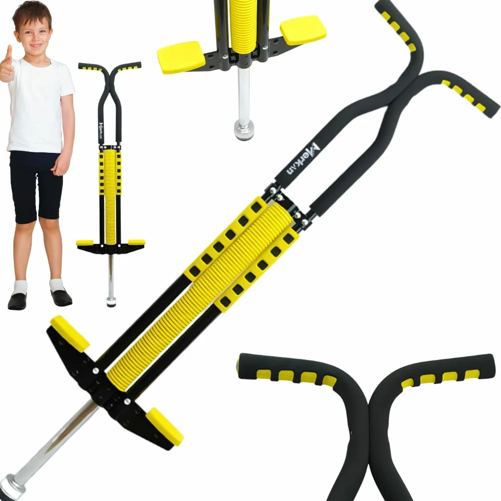 Pogo Stick, Skoczek Jump Stick, Drążek Do Skakania, Wzory dla dzieci, Rączki z miękkiej pianki, do 70 kg